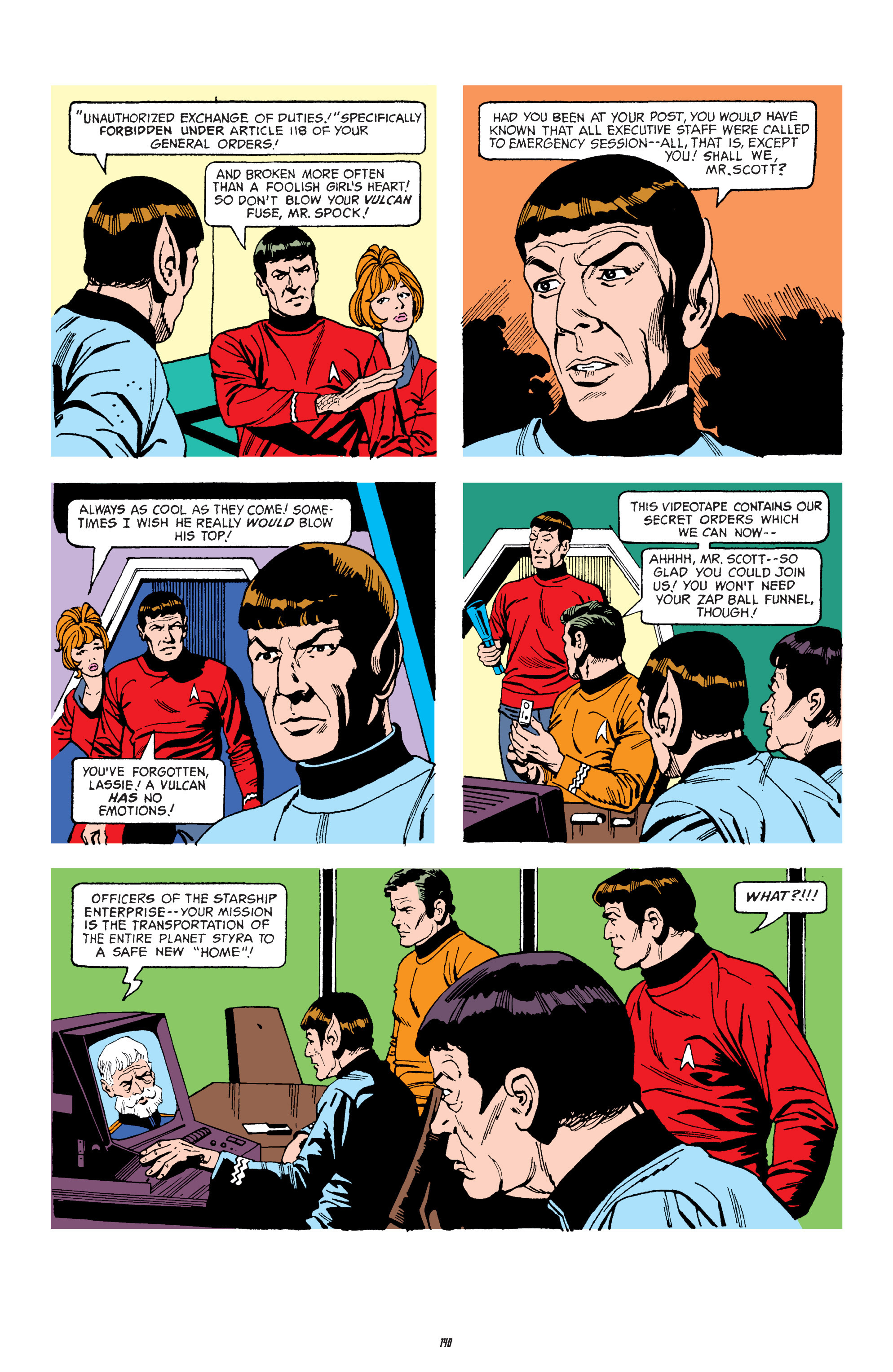 Read online Star Trek Archives comic -  Issue # TPB 3 - 140