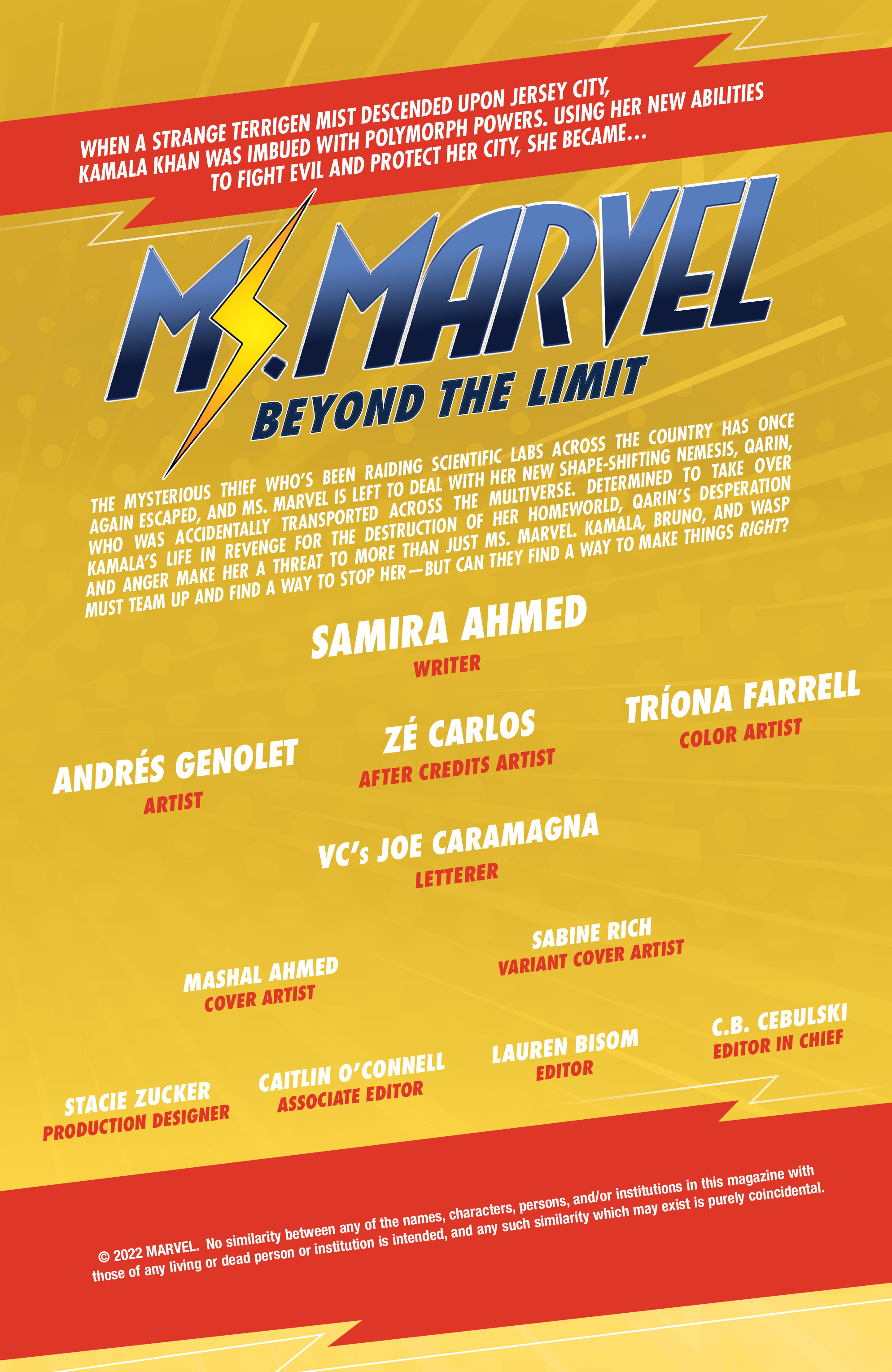 Read online Ms. Marvel: Beyond the Limit comic -  Issue #5 - 2
