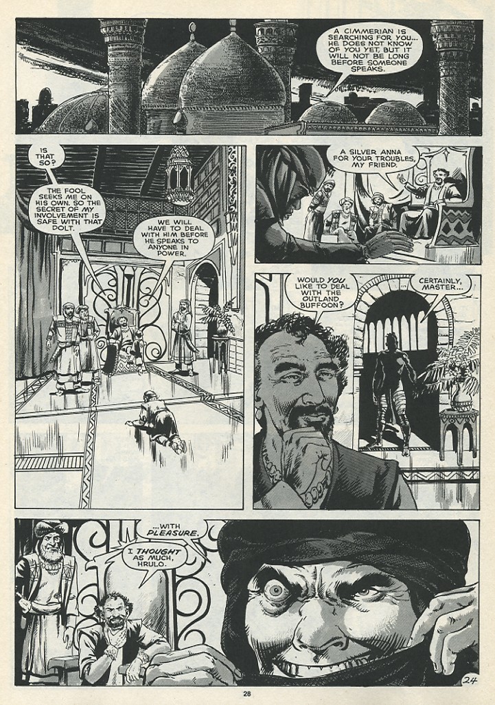Read online The Savage Sword Of Conan comic -  Issue #165 - 30