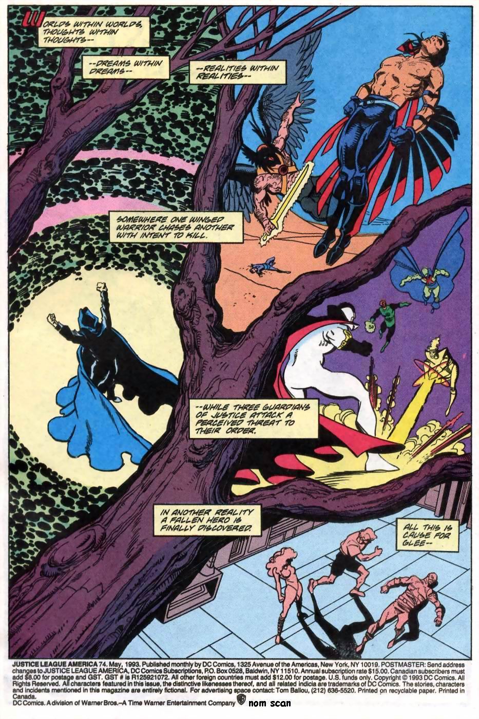 Read online Justice League America comic -  Issue #74 - 2