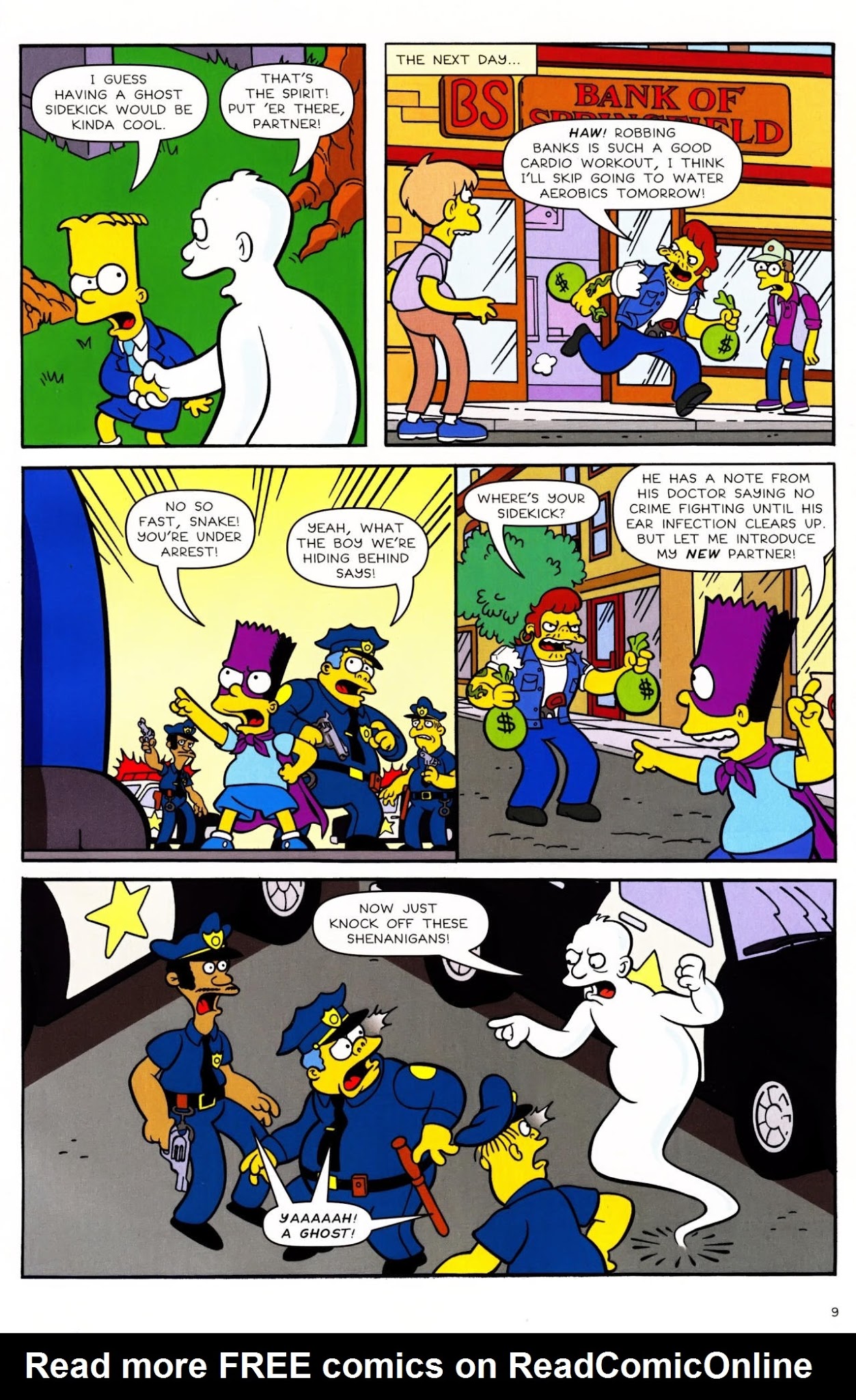 Read online Bongo Comics Presents Simpsons Super Spectacular comic -  Issue #7 - 11