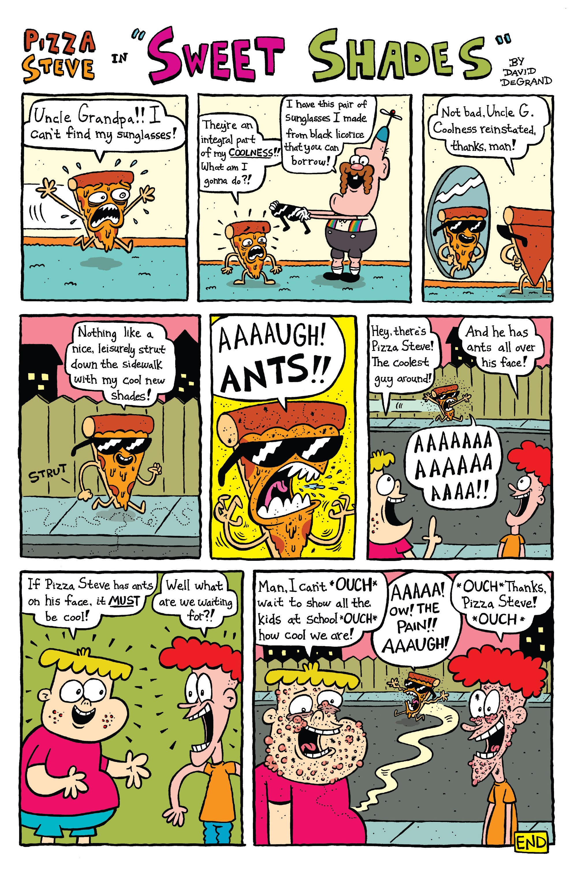 Read online Uncle Grandpa: Pizza Steve Special comic -  Issue # Full - 3