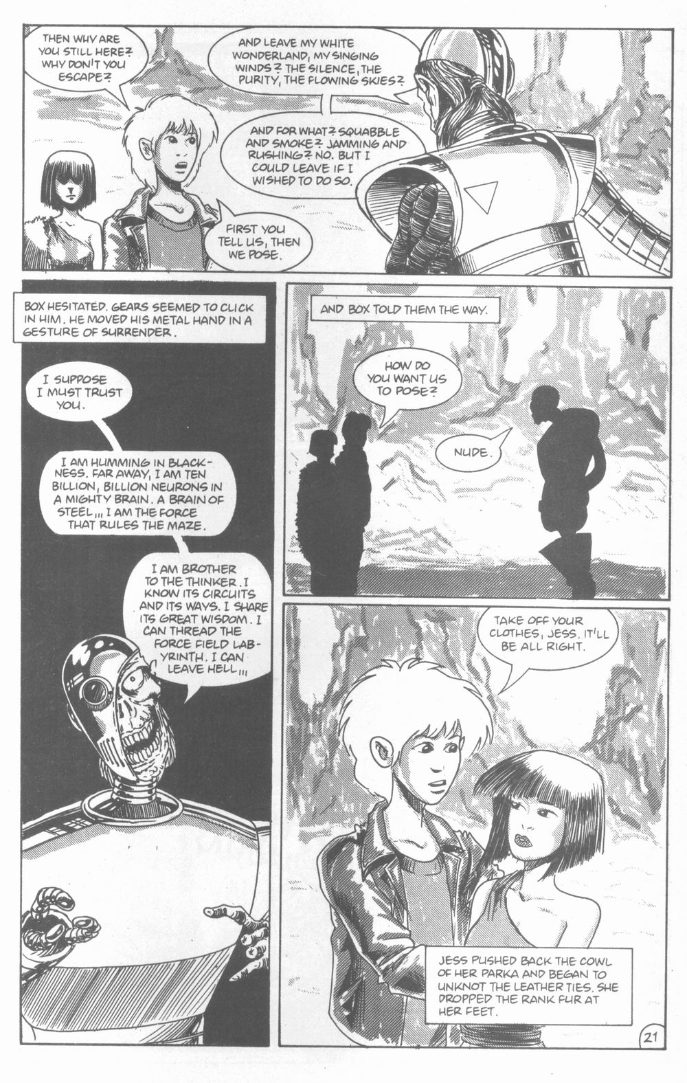 Read online Logan's Run (1990) comic -  Issue #3 - 23