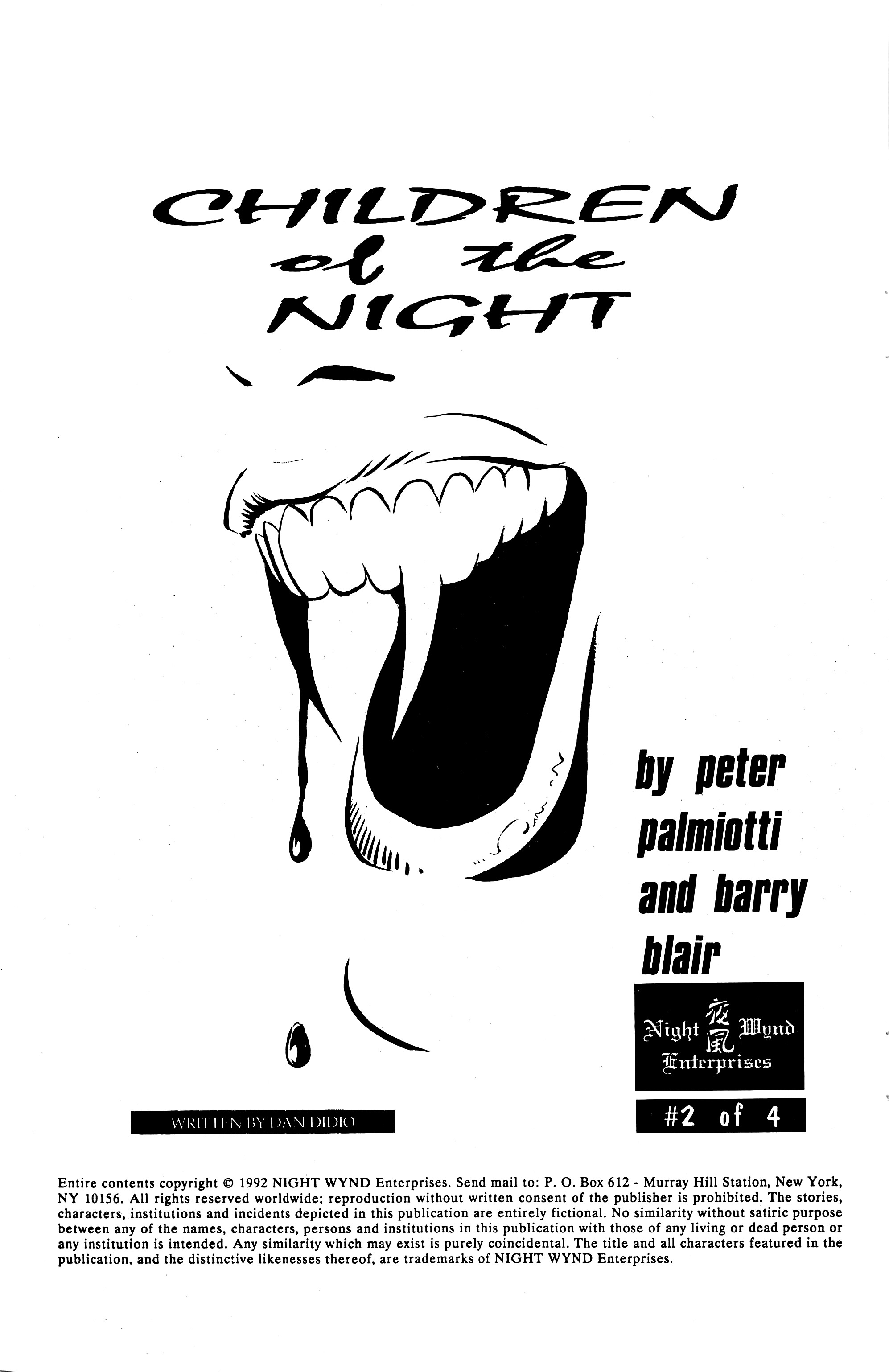 Read online Children Of The Night comic -  Issue #2 - 2