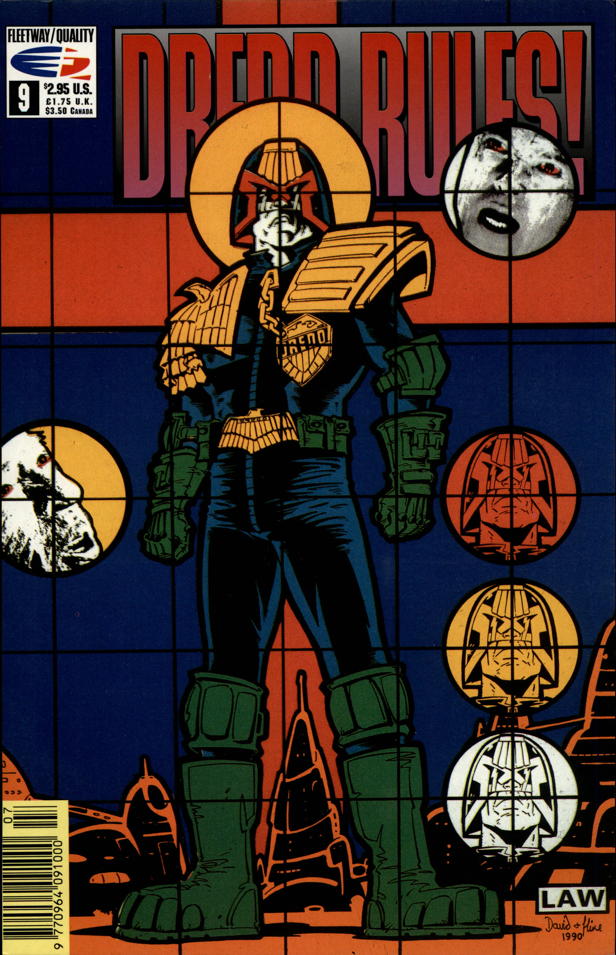 Read online Dredd Rules! comic -  Issue #9 - 1
