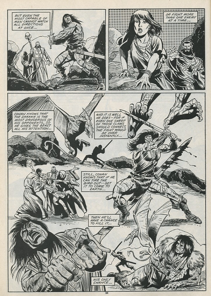 Read online The Savage Sword Of Conan comic -  Issue #188 - 36