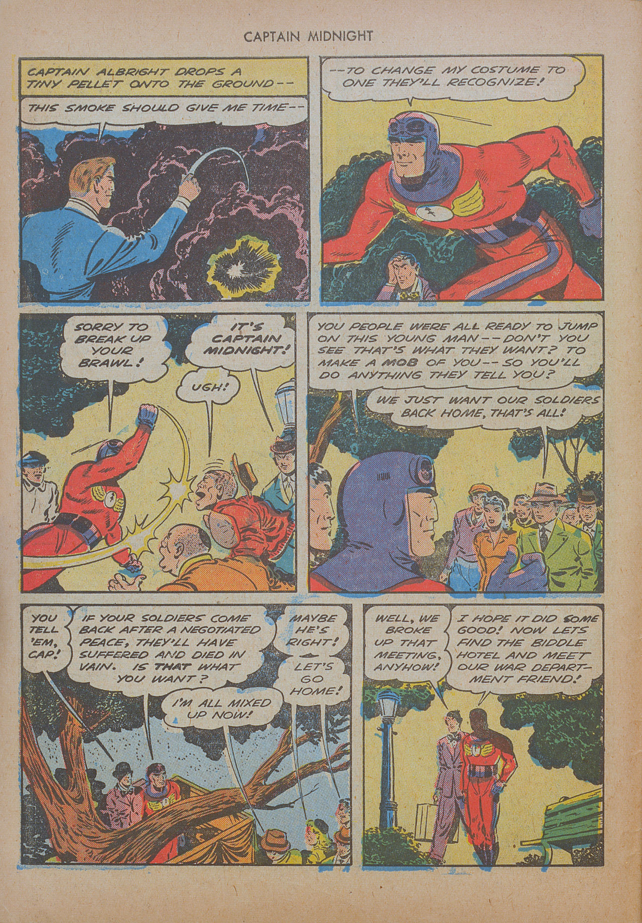 Read online Captain Midnight (1942) comic -  Issue #17 - 6