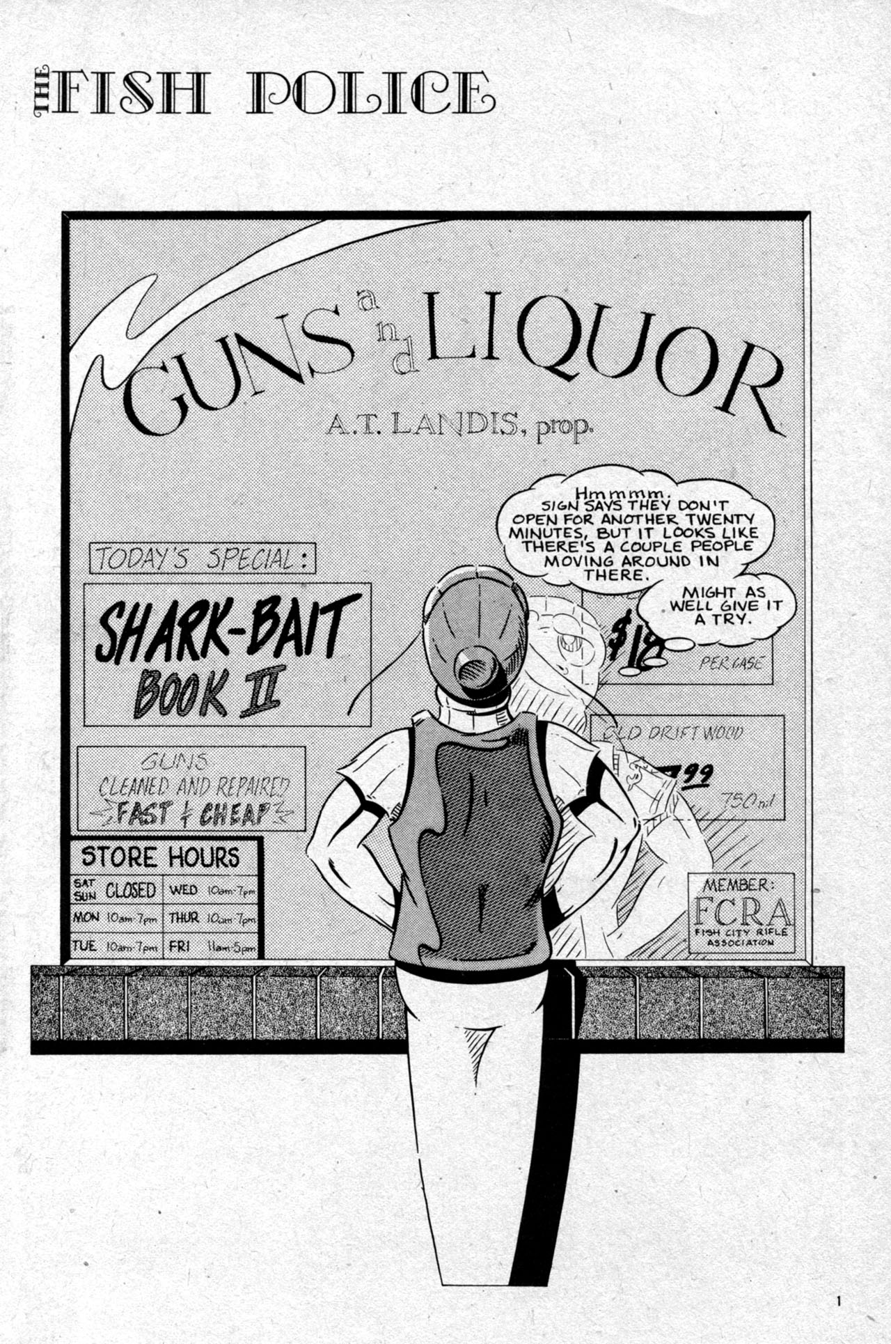 Read online The Fish Police comic -  Issue #7 - 3