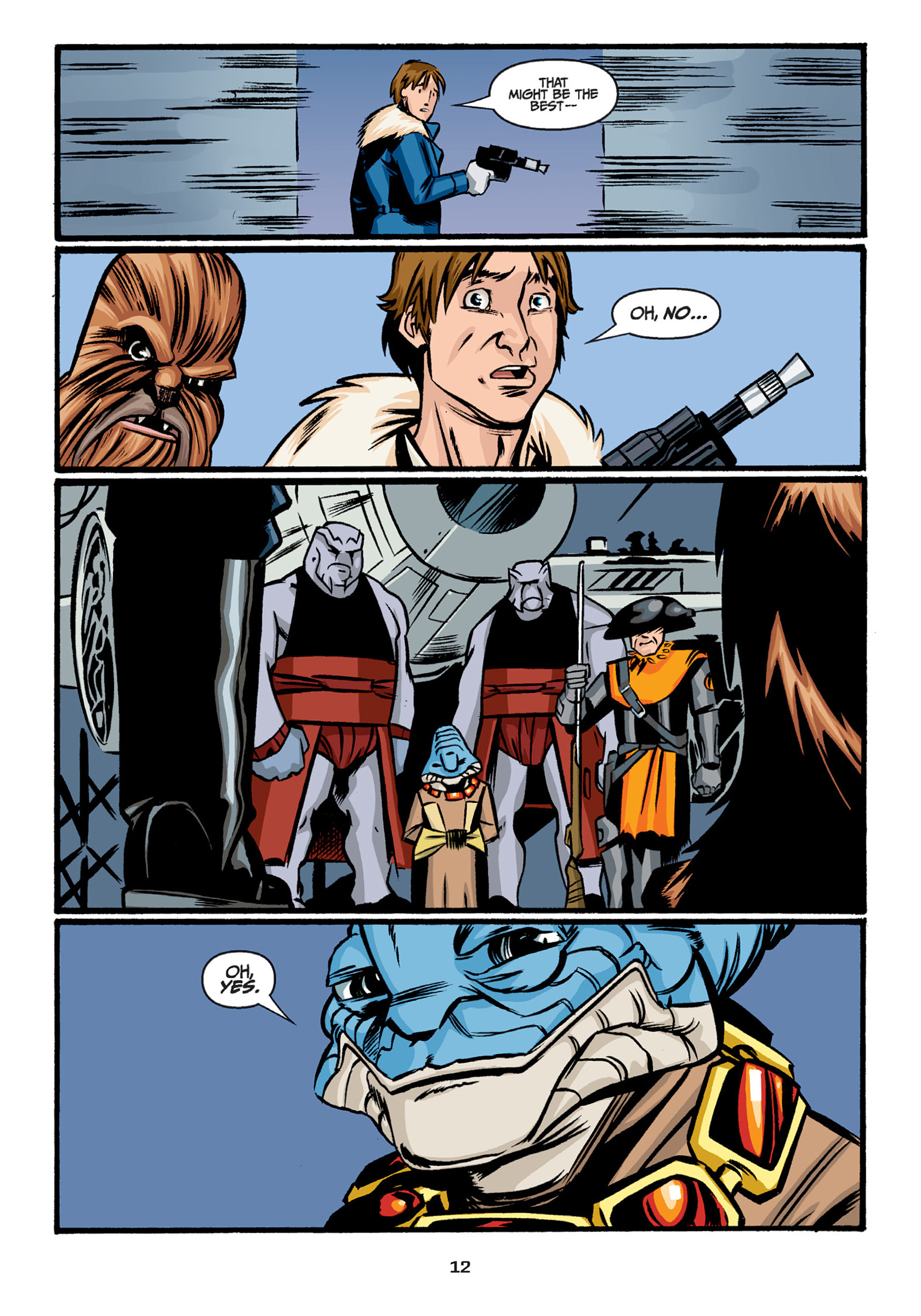 Read online Star Wars Adventures comic -  Issue # Issue Han Solo and the Hollow Moon of Khorya - 14
