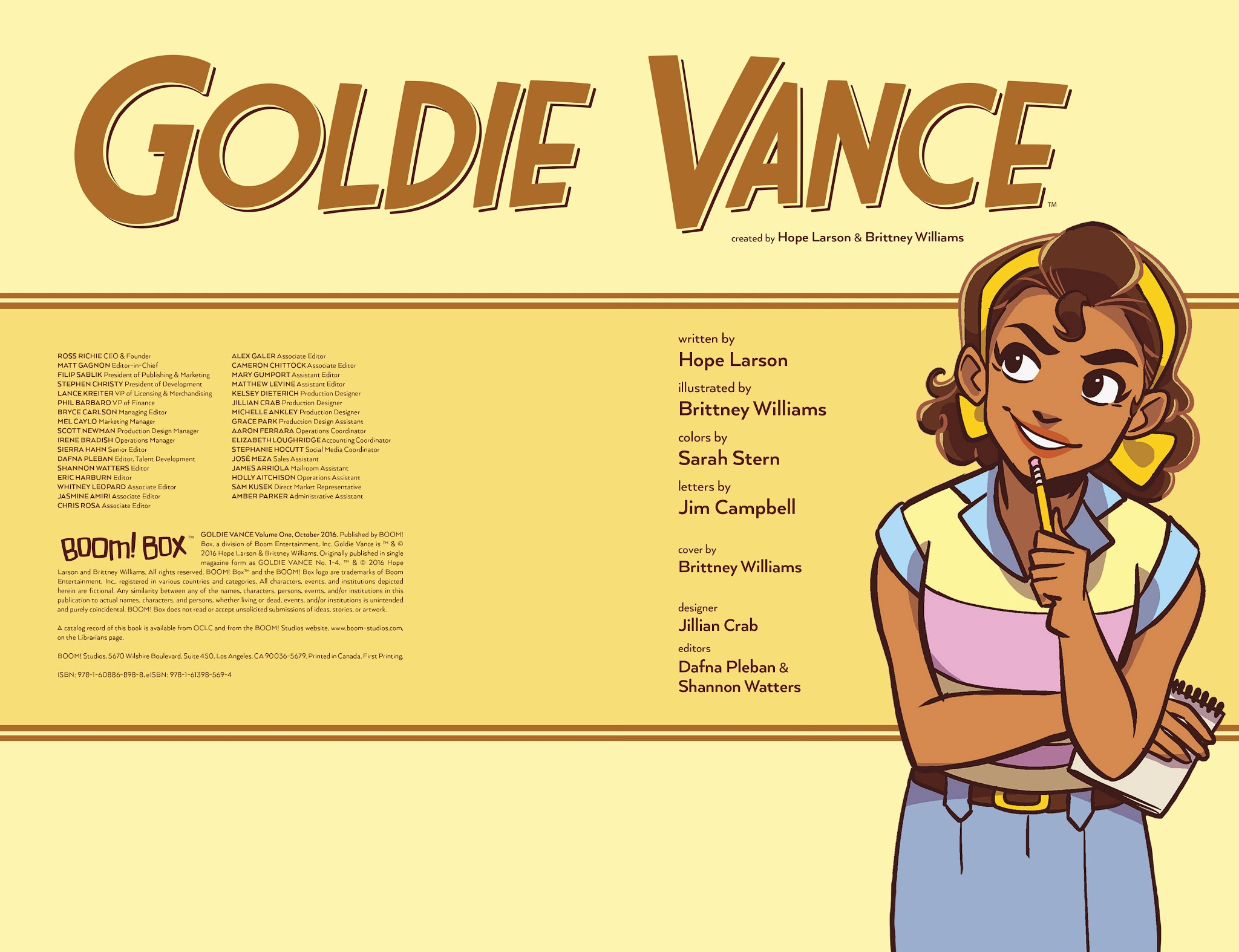 Read online Goldie Vance comic -  Issue # _TPB 1 - 3
