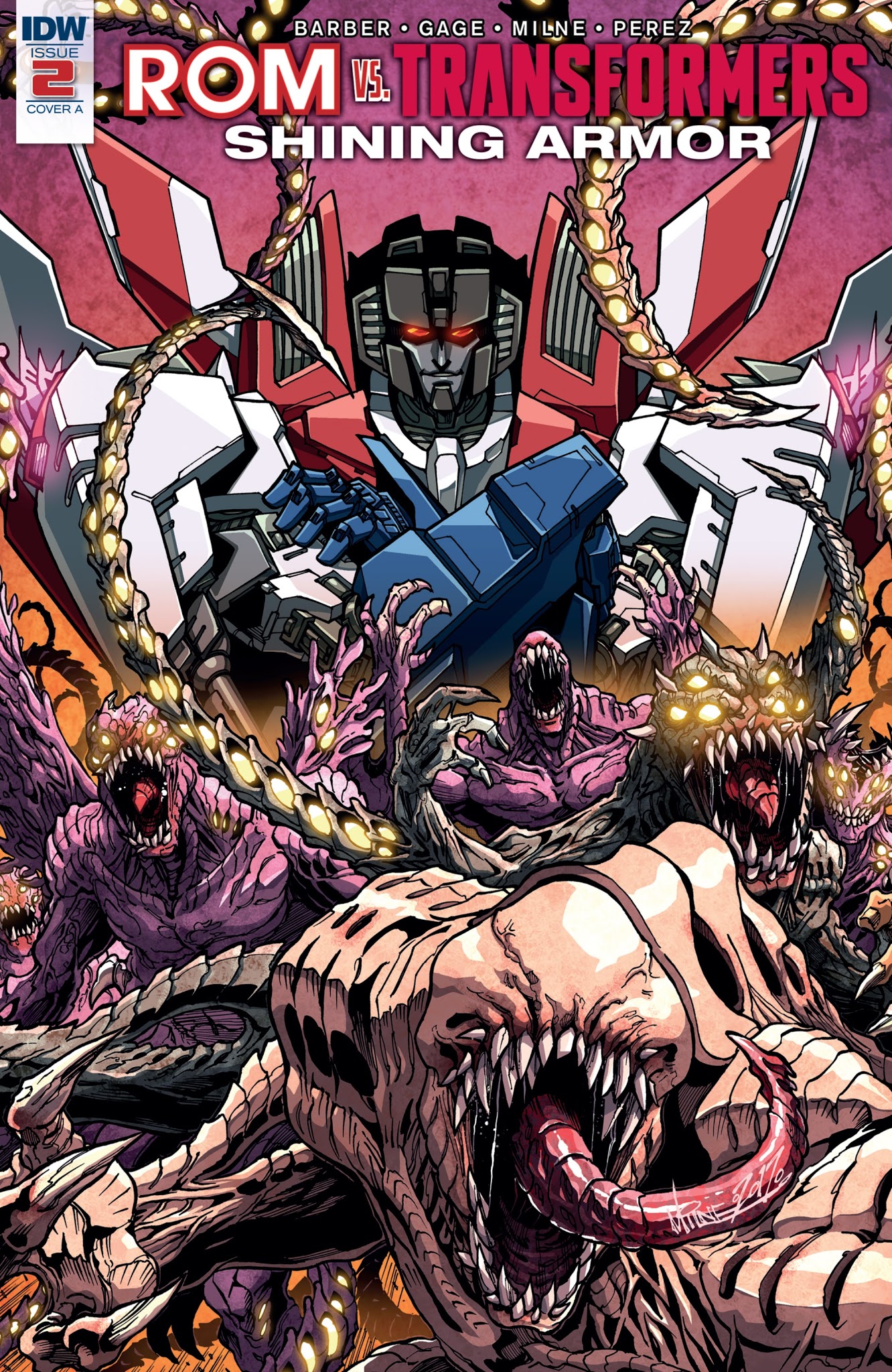 Read online ROM vs. Transformers: Shining Armor comic -  Issue #2 - 1