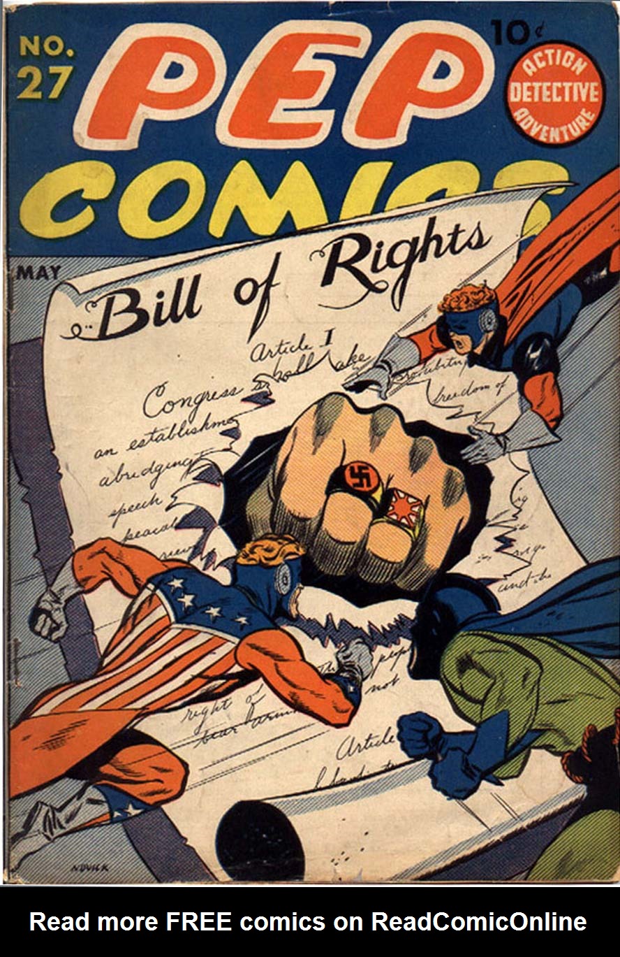 Read online Pep Comics comic -  Issue #27 - 1