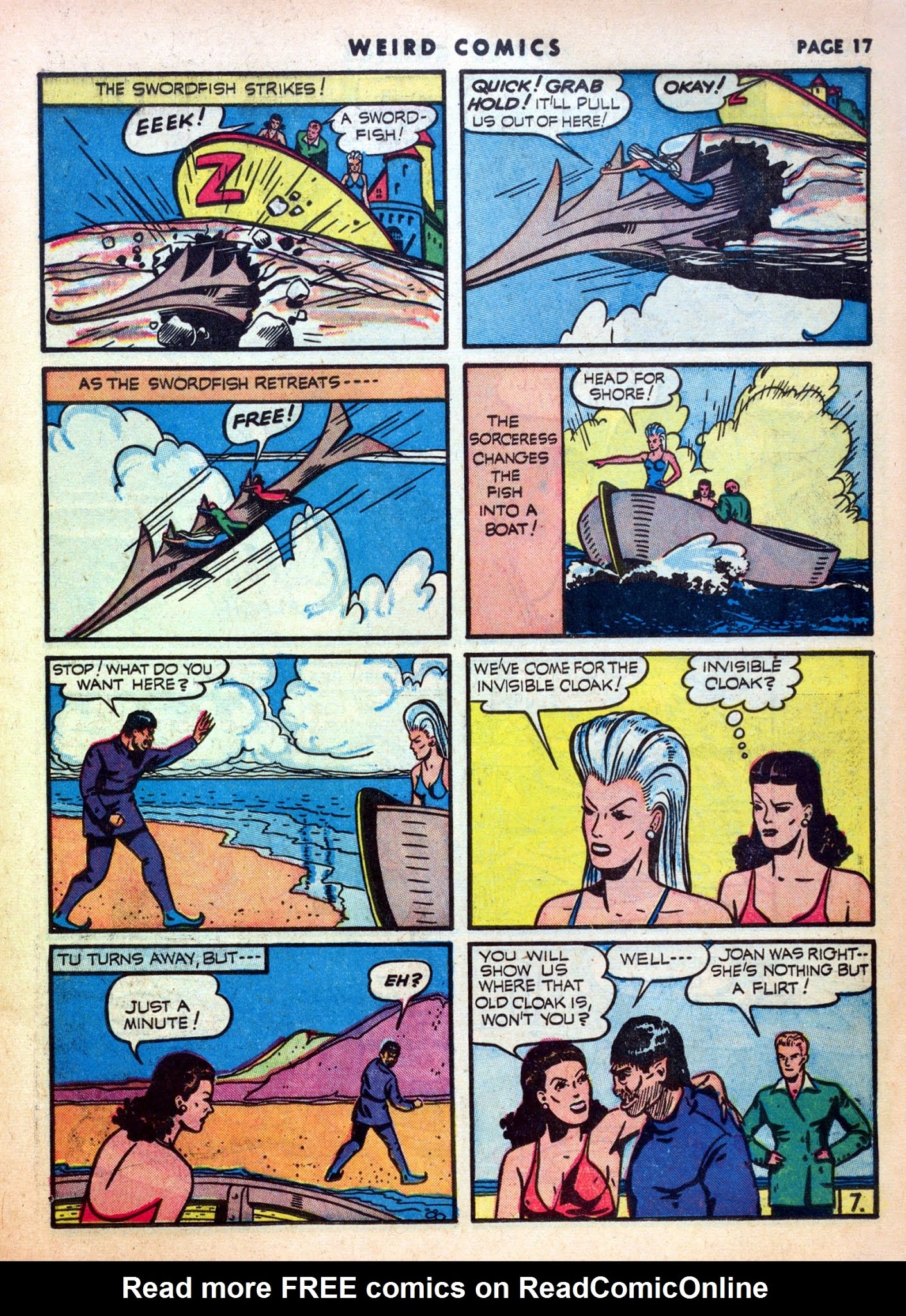 Read online Weird Comics comic -  Issue #16 - 19