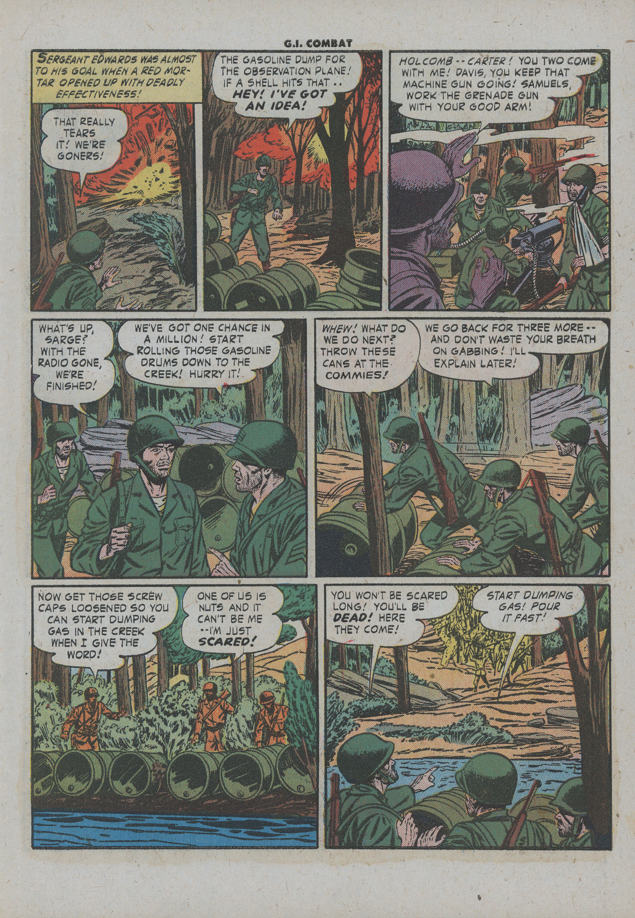 Read online G.I. Combat (1952) comic -  Issue #40 - 31