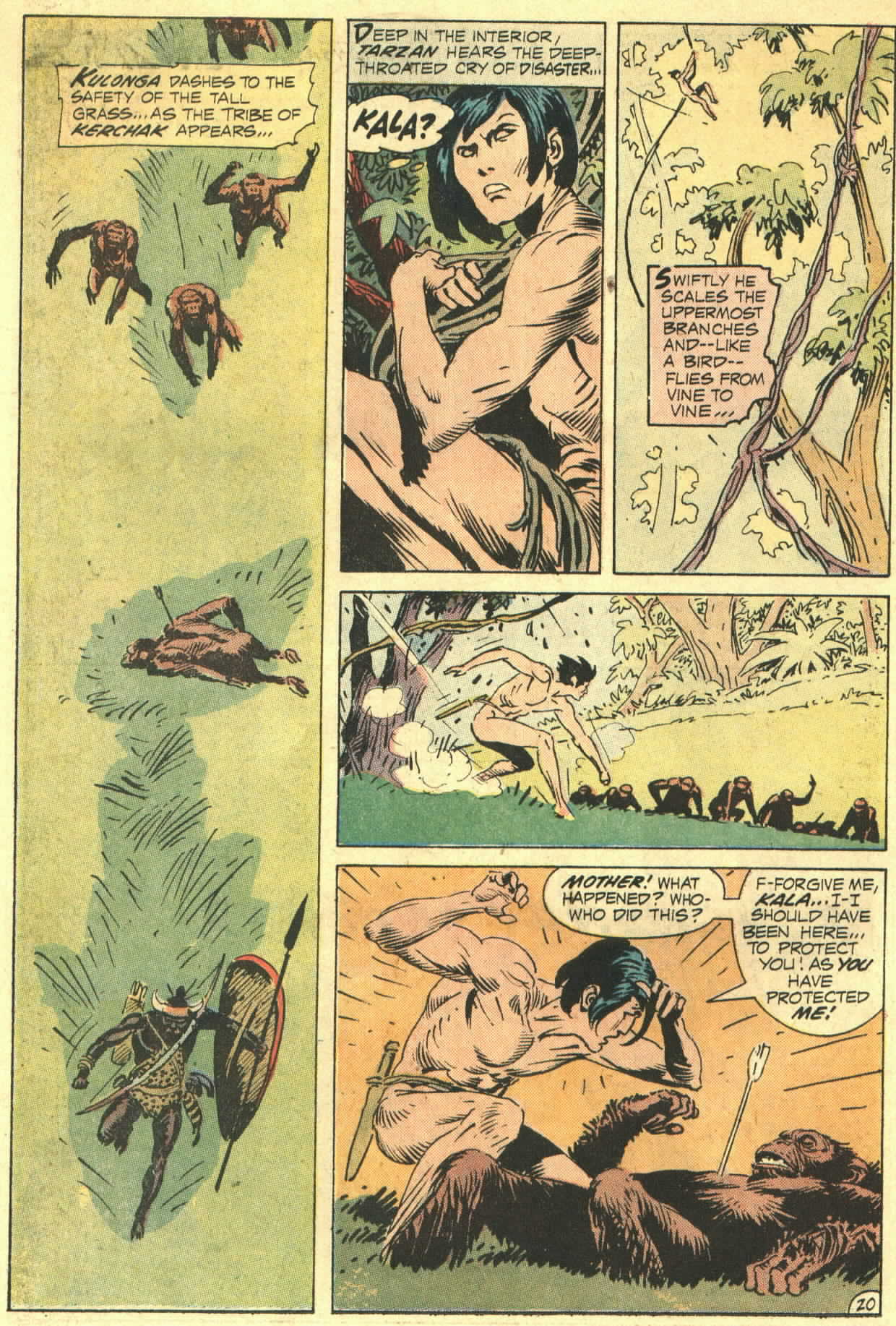 Read online Tarzan (1972) comic -  Issue #208 - 21