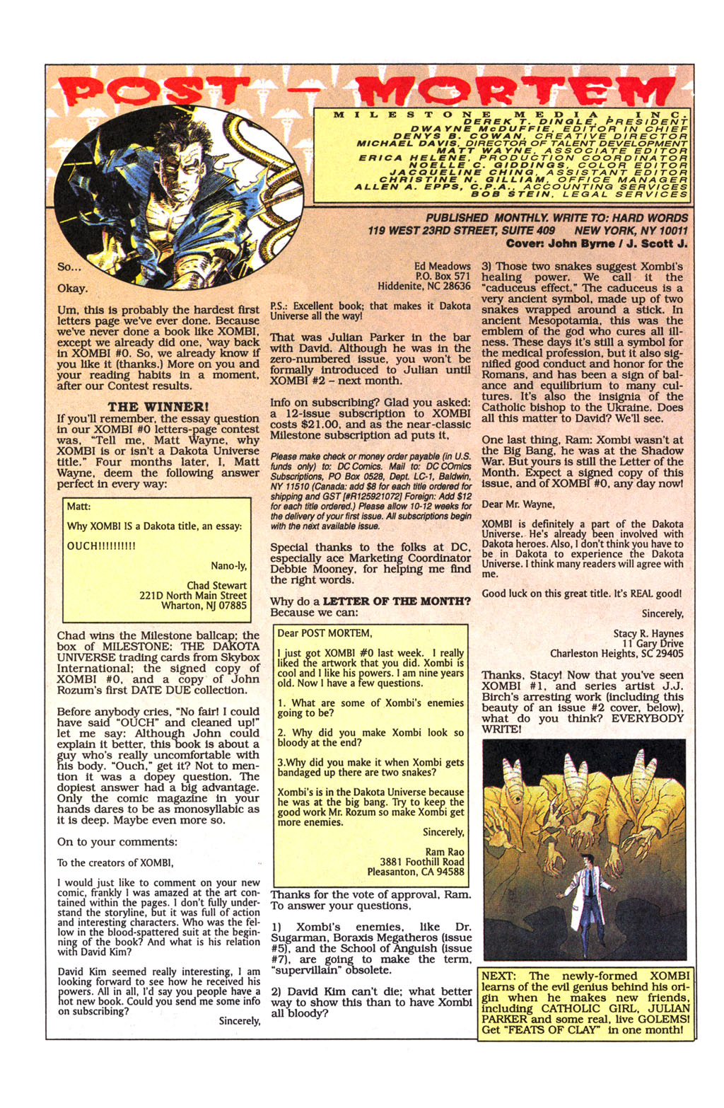 Read online Xombi (1994) comic -  Issue #1 - 24