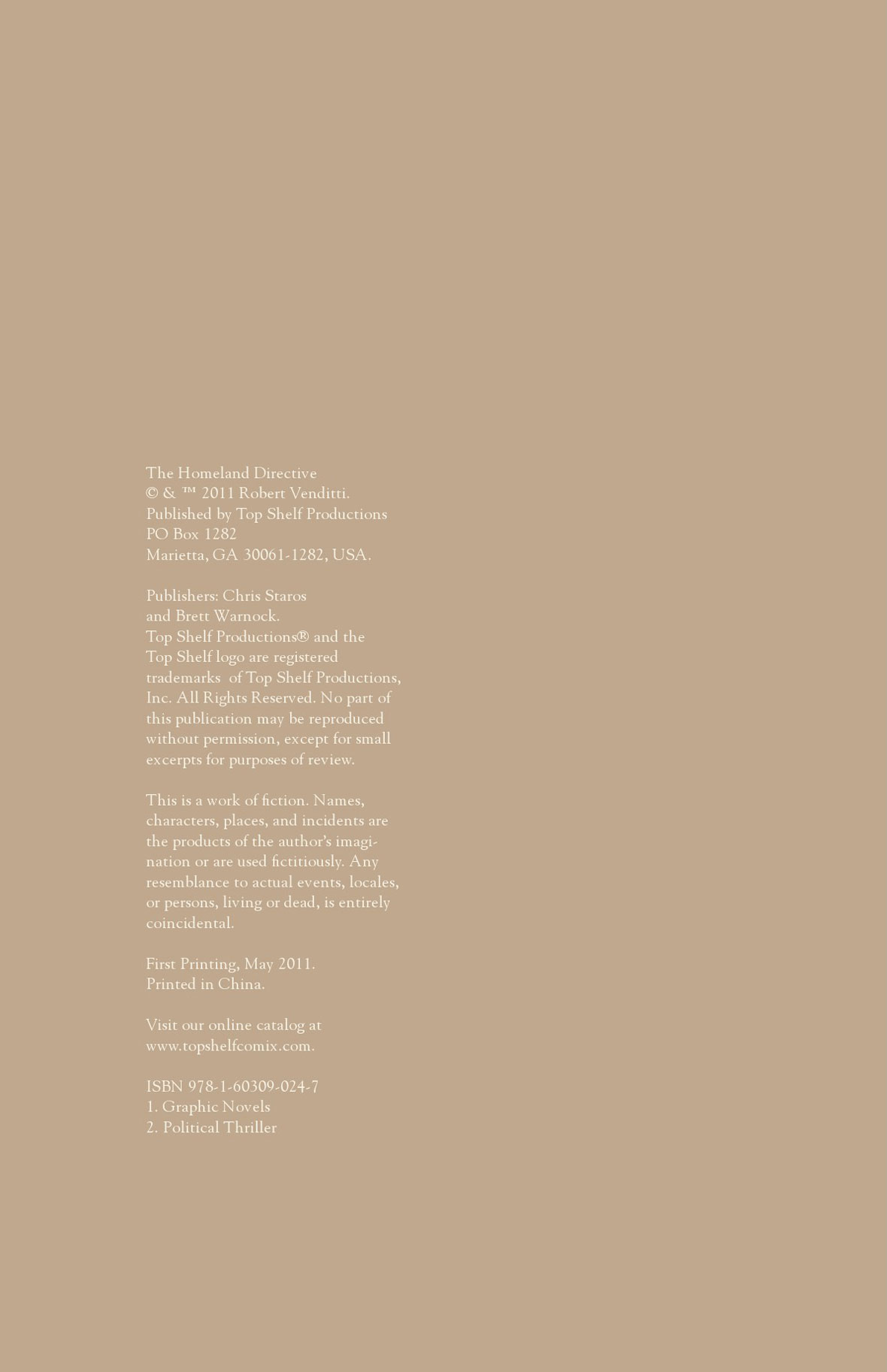 Read online The Homeland Directive comic -  Issue # TPB - 4