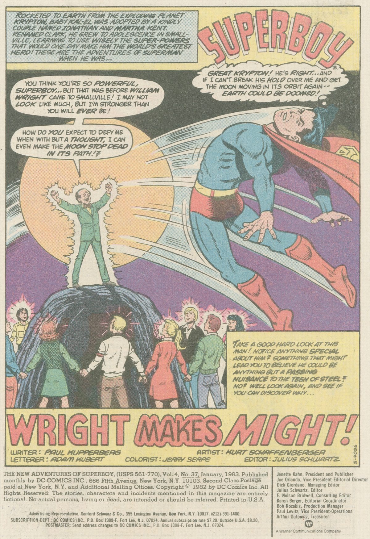 Read online The New Adventures of Superboy comic -  Issue #37 - 2