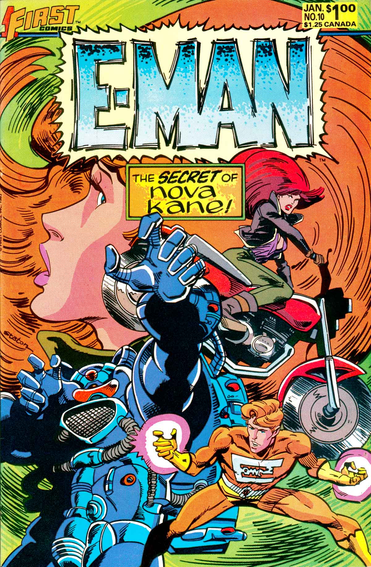 Read online E-Man (1983) comic -  Issue #10 - 1