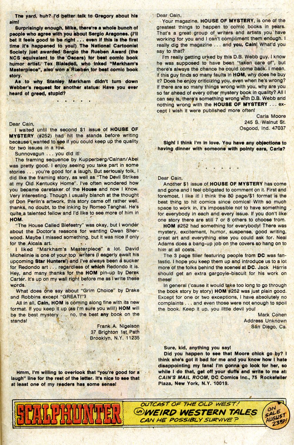 Read online House of Mystery (1951) comic -  Issue #255 - 58