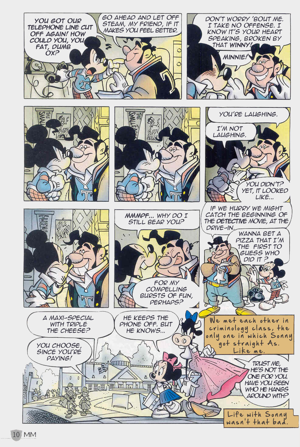 Read online Mickey Mouse Mystery Magazine comic -  Issue #0 - 10