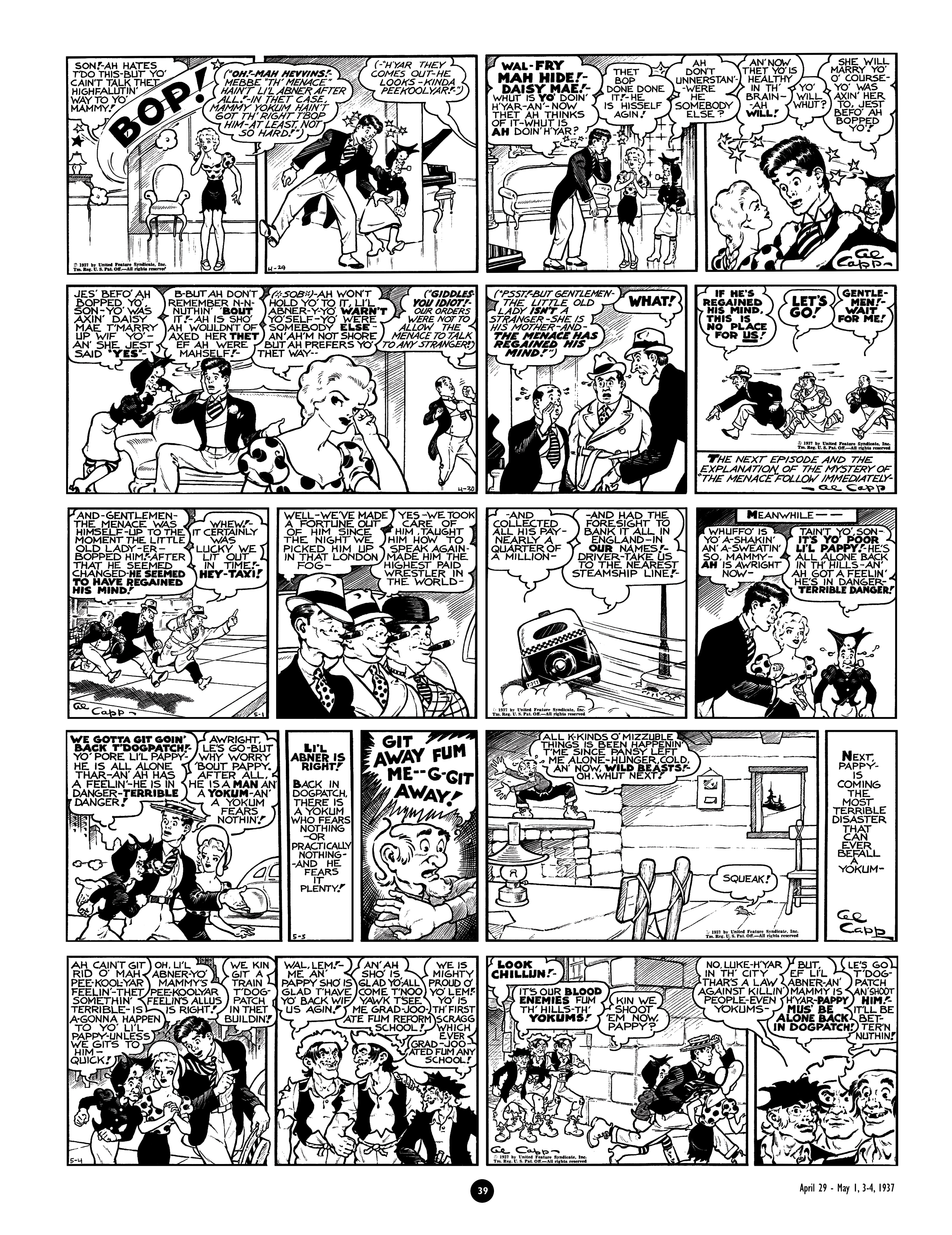 Read online Al Capp's Li'l Abner Complete Daily & Color Sunday Comics comic -  Issue # TPB 2 (Part 1) - 40