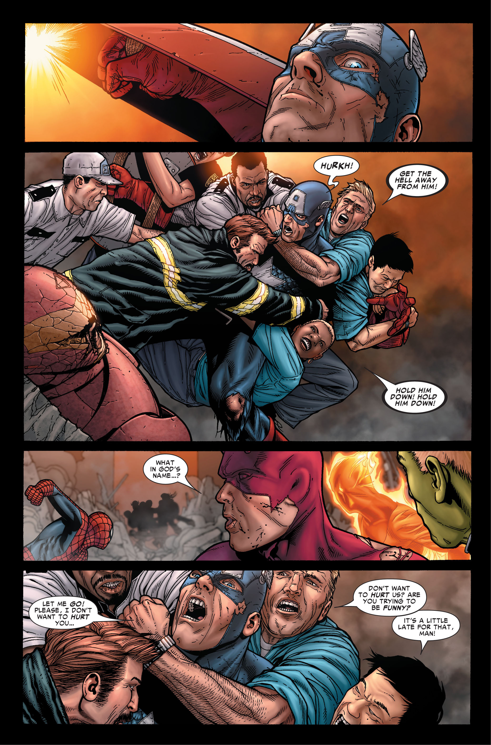 Read online Civil War (2006) comic -  Issue #7 - 21