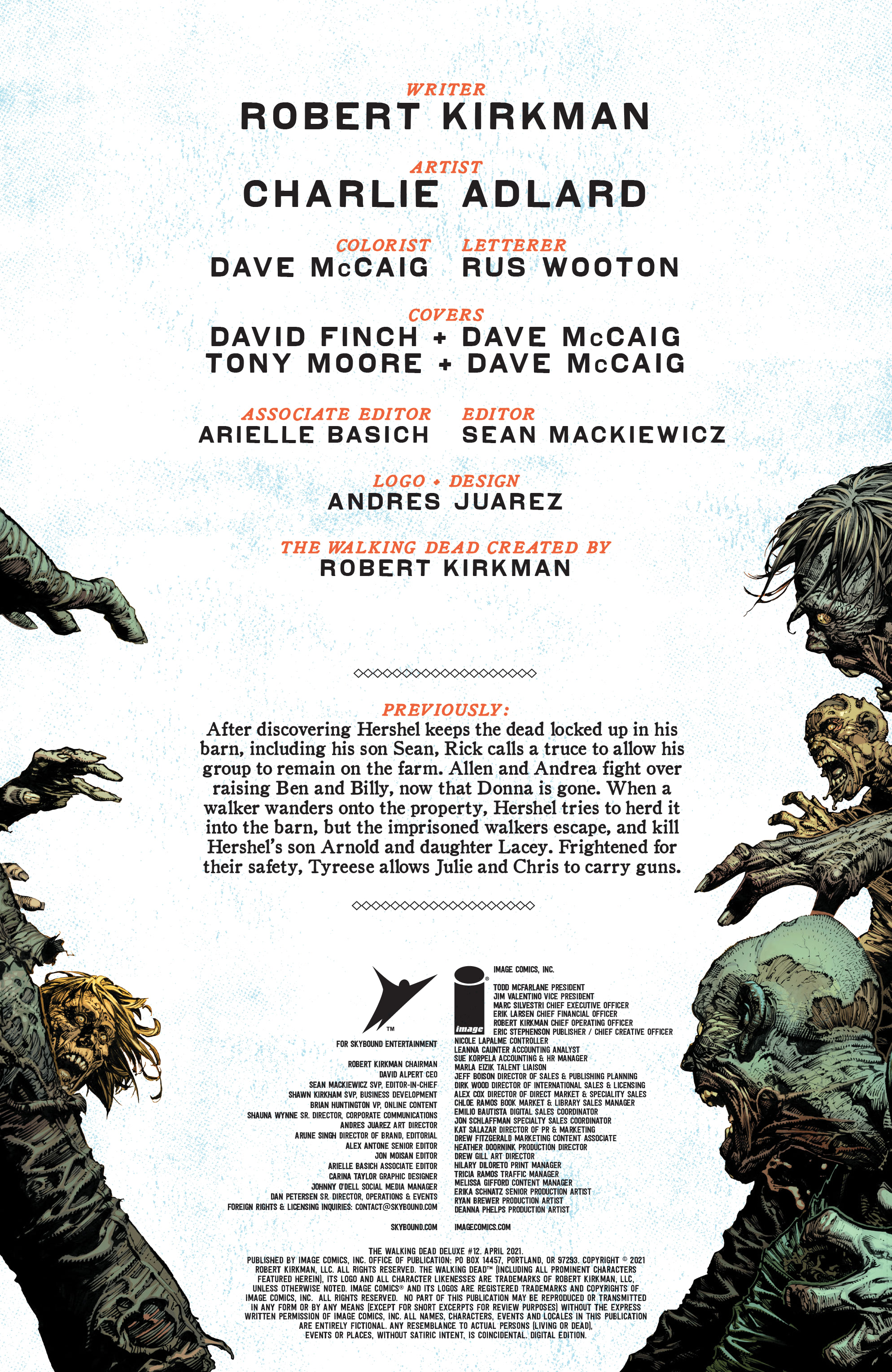 Read online The Walking Dead Deluxe comic -  Issue #12 - 2