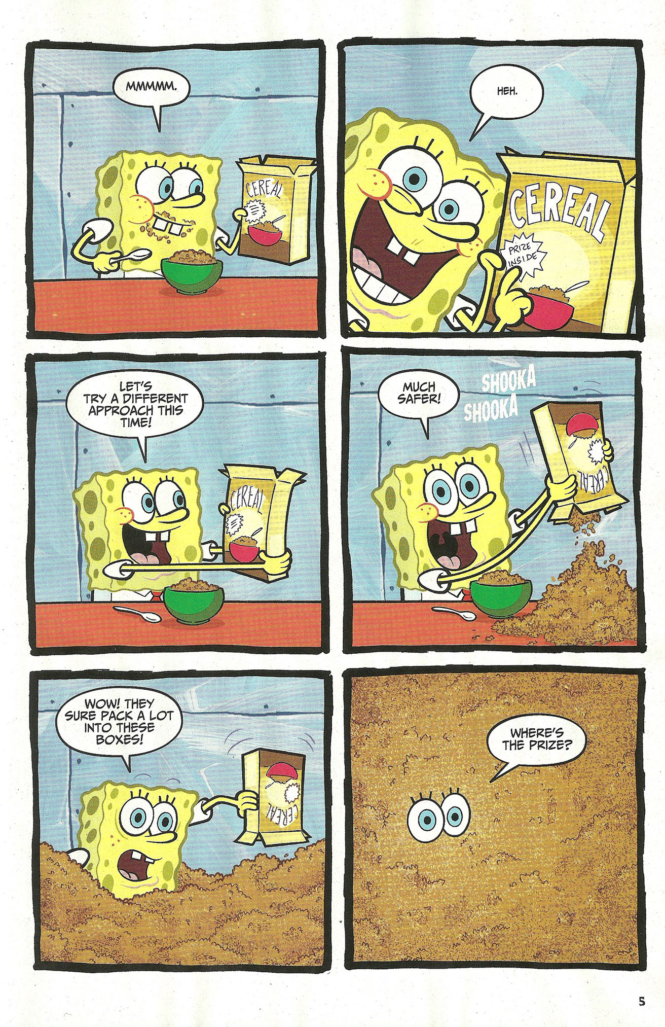 Read online SpongeBob Comics comic -  Issue #1 - 7