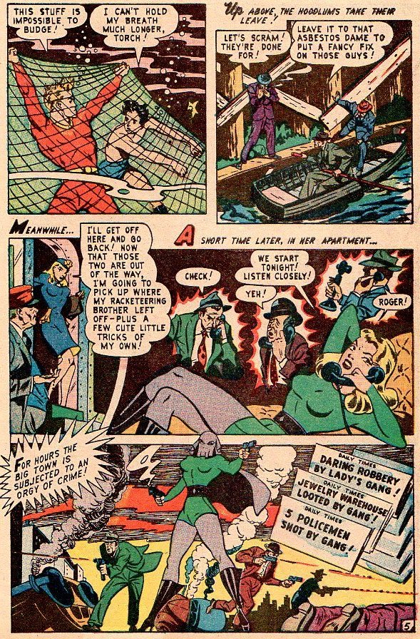 Read online The Human Torch (1940) comic -  Issue #27 - 6
