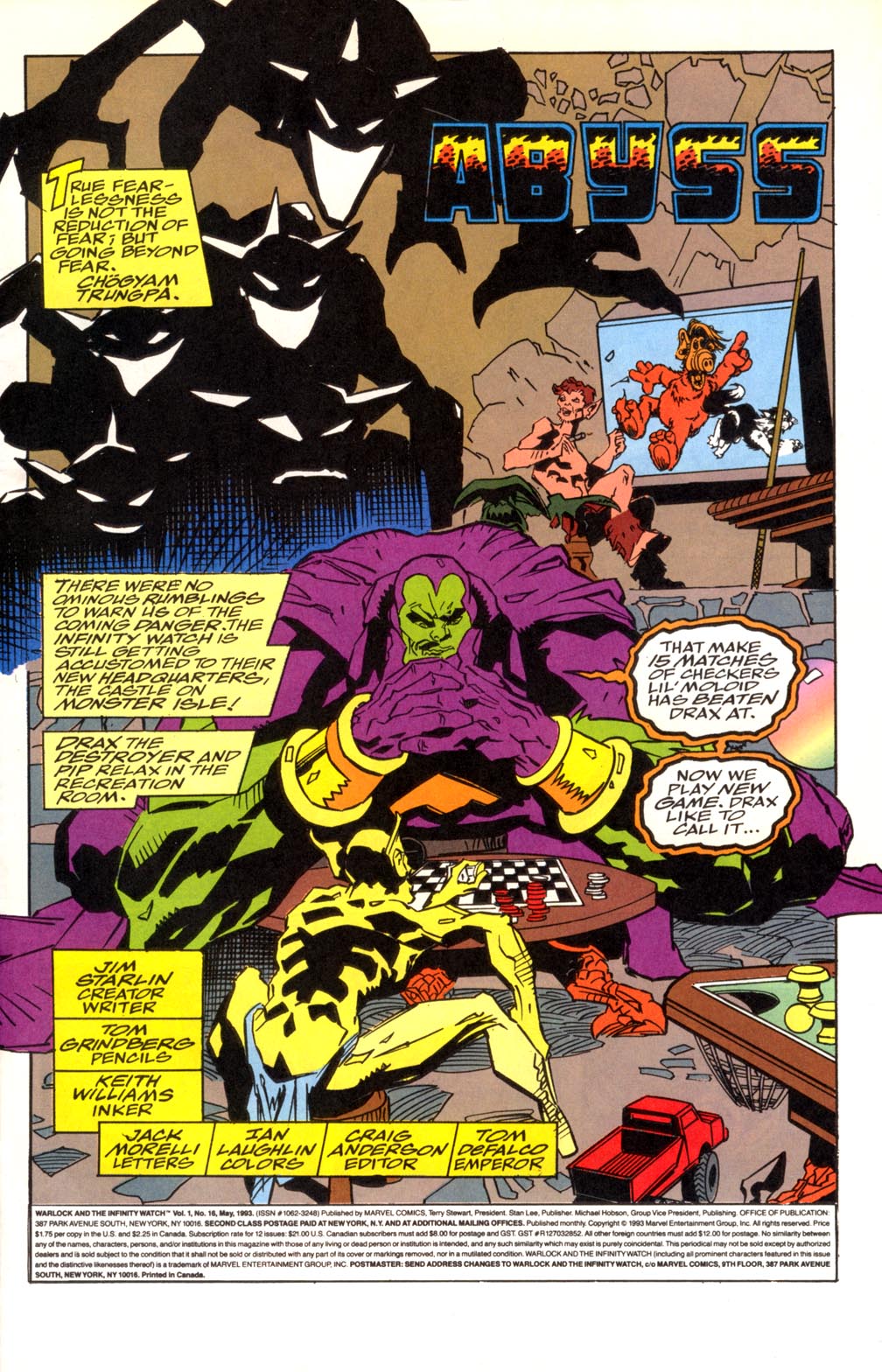 Read online Warlock and the Infinity Watch comic -  Issue #16 - 2