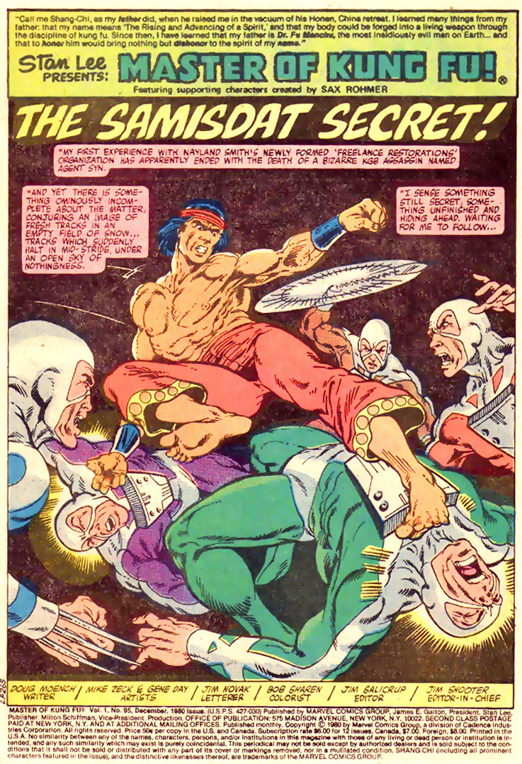 Read online Master of Kung Fu (1974) comic -  Issue #95 - 2