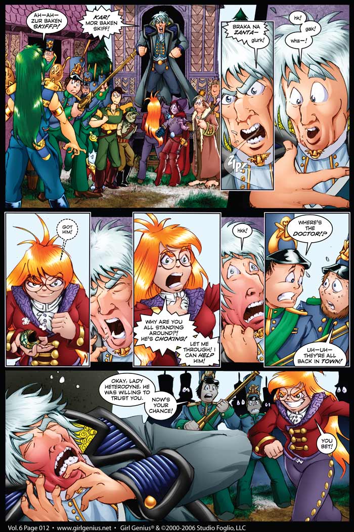 Read online Girl Genius (2002) comic -  Issue #6 - 113