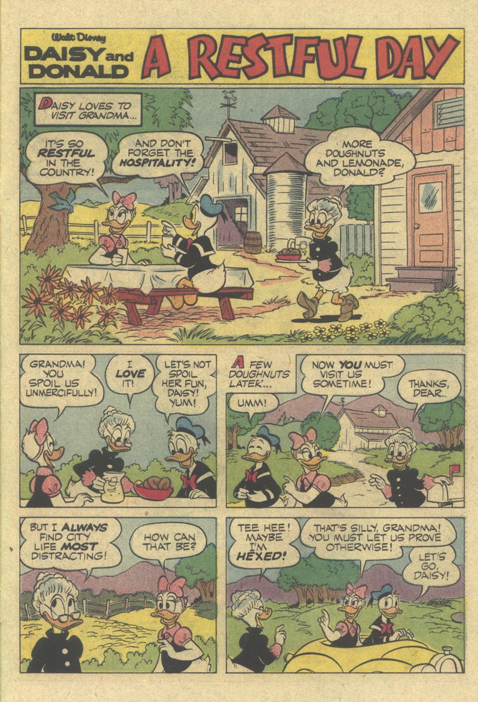 Read online Walt Disney Daisy and Donald comic -  Issue #27 - 27