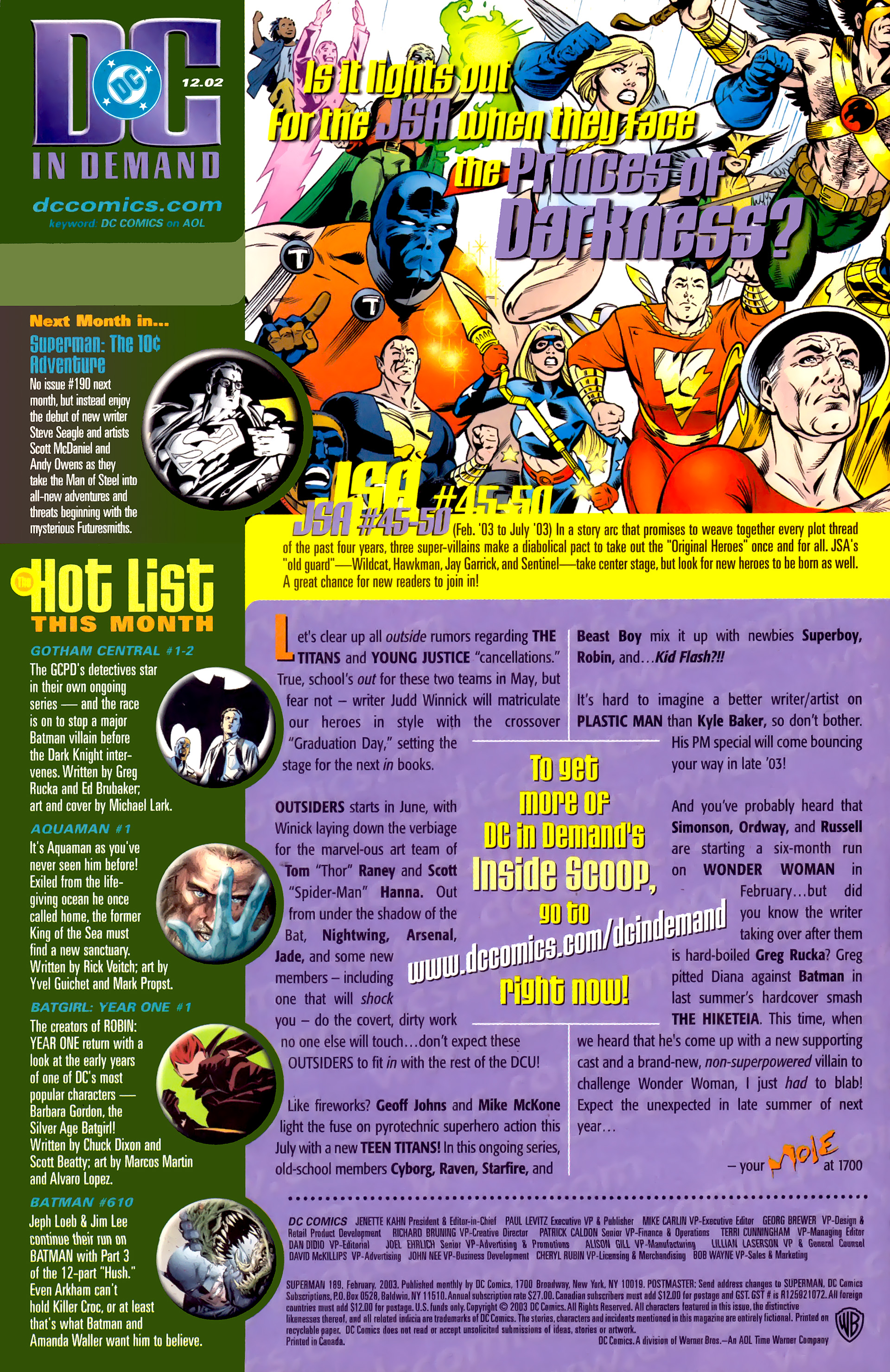 Read online Superman (1987) comic -  Issue #189 - 23