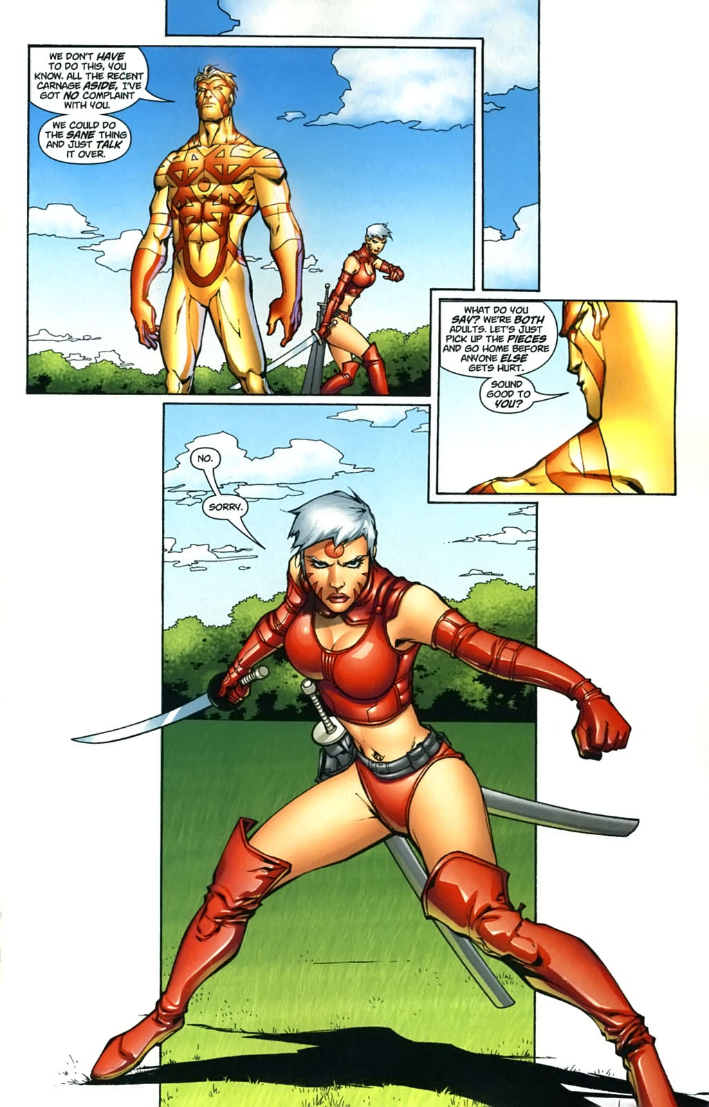Read online Captain Atom: Armageddon comic -  Issue #4 - 16