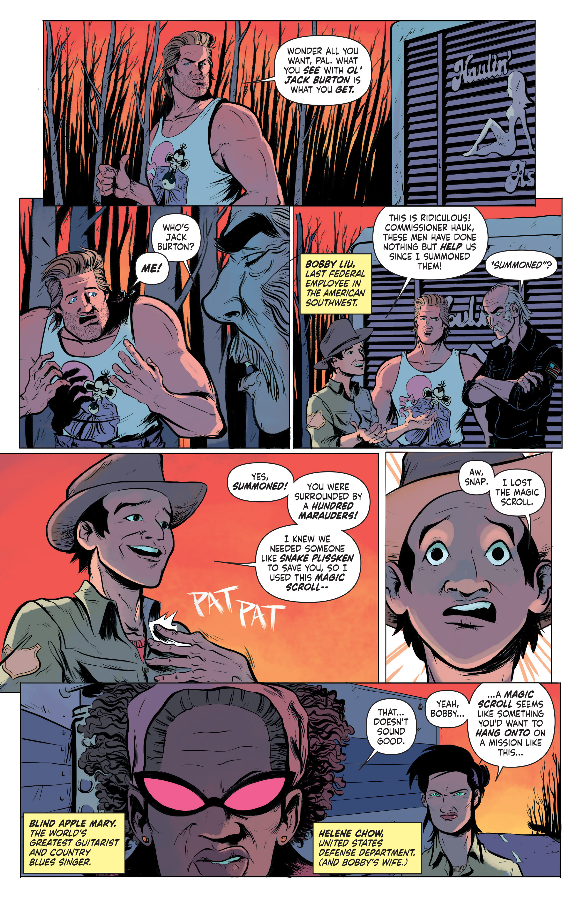 Read online Big Trouble in Little China/Escape From New York comic -  Issue #3 - 5