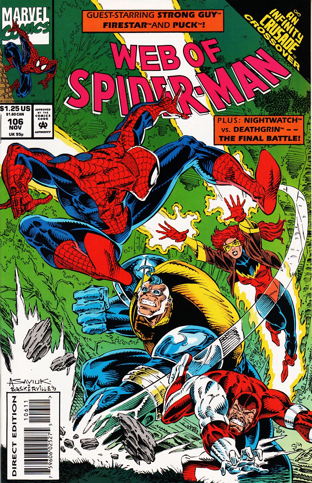 Read online Web of Spider-Man (1985) comic -  Issue #106 - 1