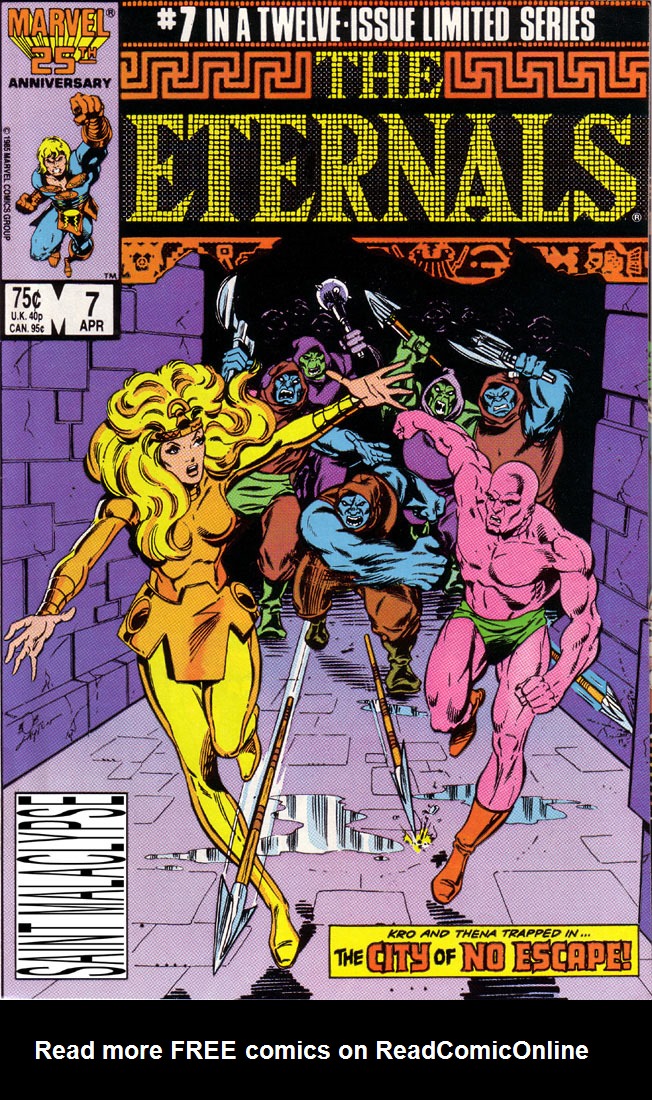 Read online Eternals (1985) comic -  Issue #7 - 1