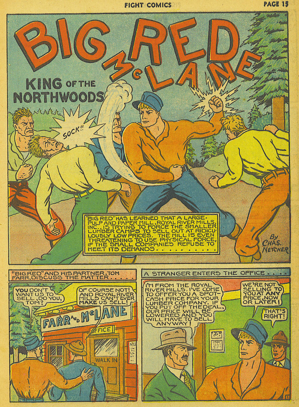 Read online Fight Comics comic -  Issue #6 - 17