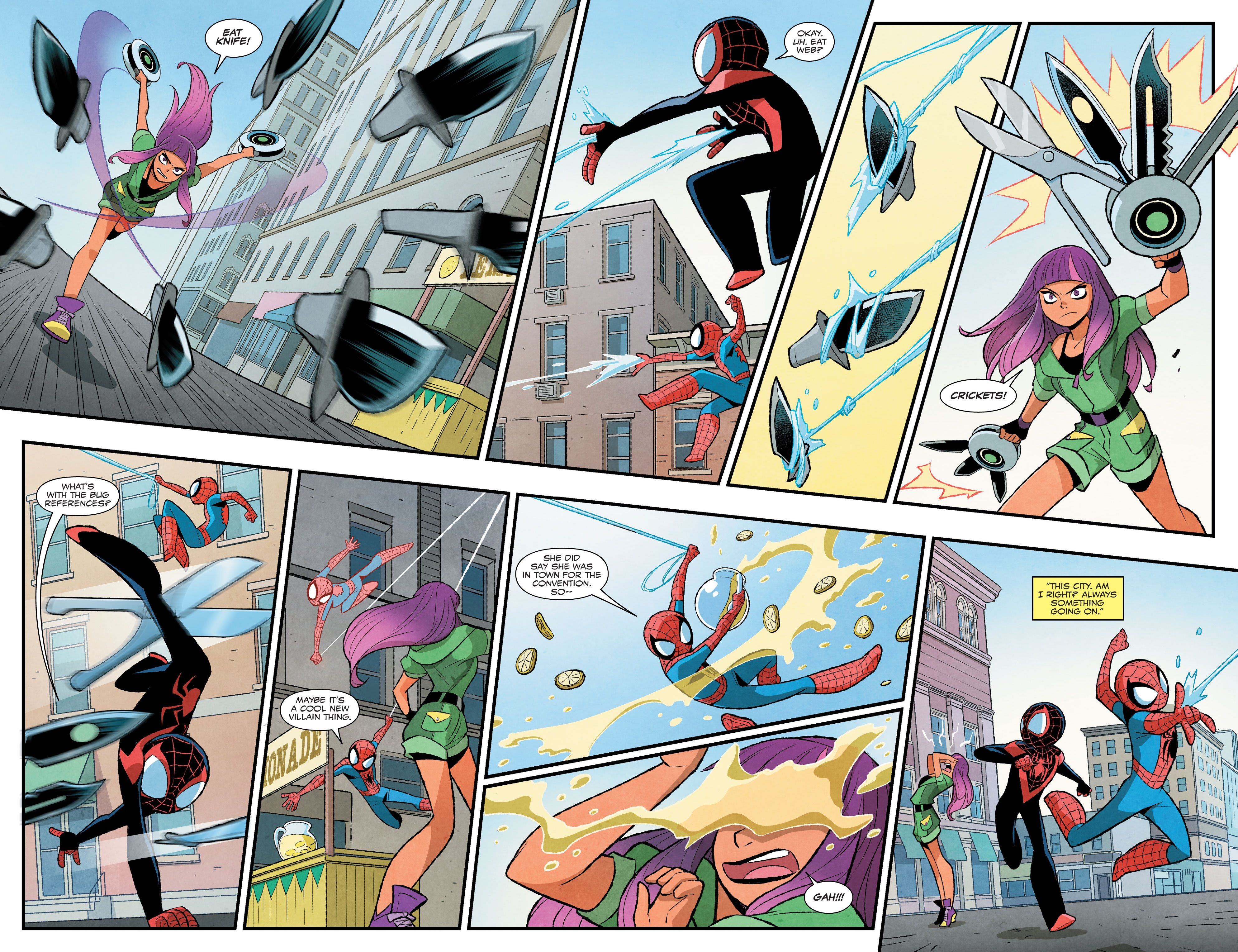 Read online Peter Parker And Miles Morales Spider-Men Double Trouble comic -  Issue #3 - 14