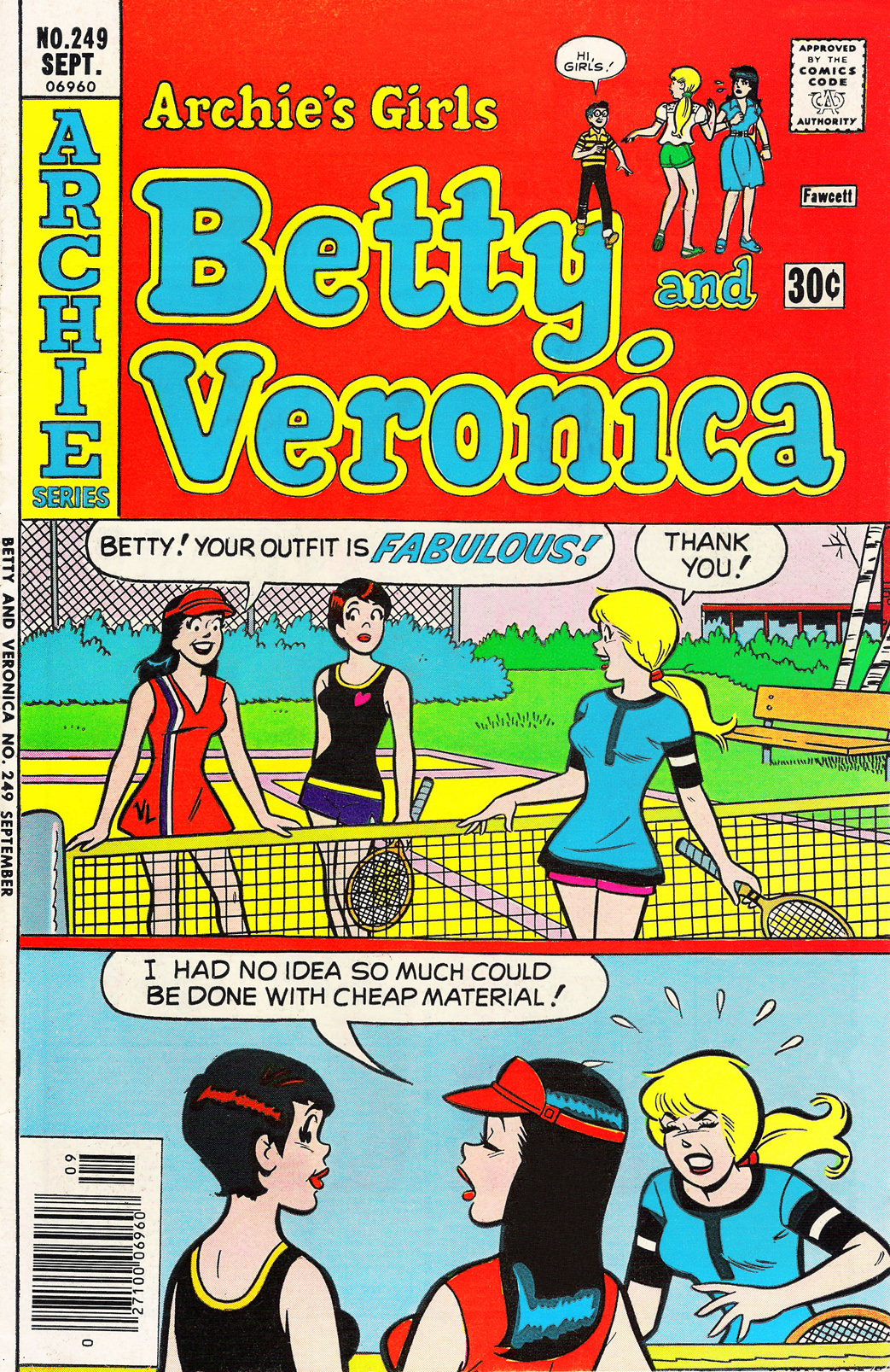Read online Archie's Girls Betty and Veronica comic -  Issue #249 - 1