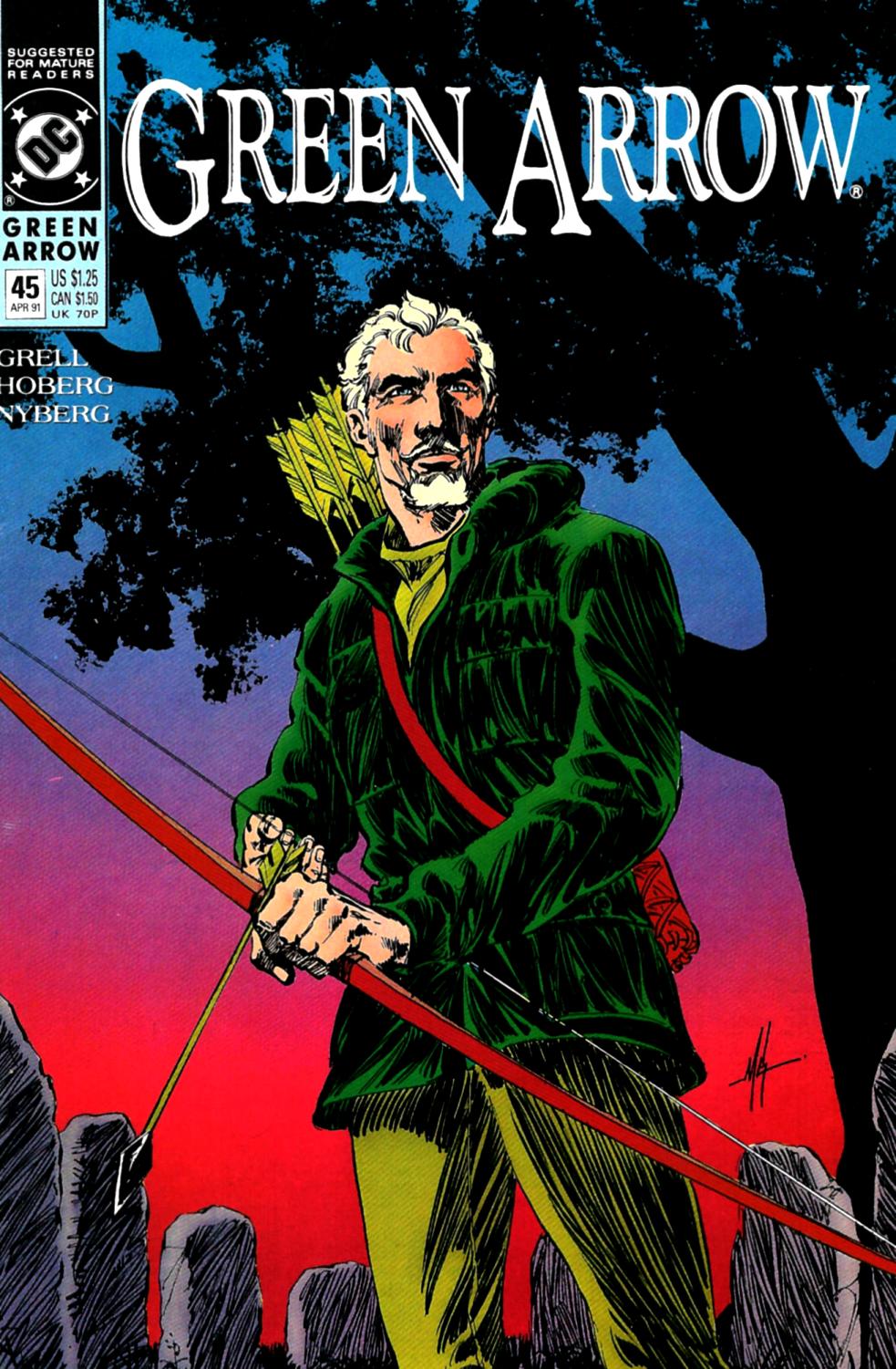 Read online Green Arrow (1988) comic -  Issue #45 - 1