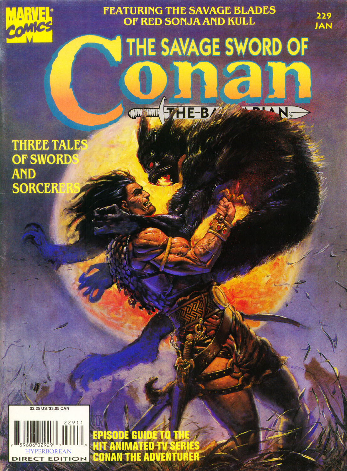 Read online The Savage Sword Of Conan comic -  Issue #229 - 2