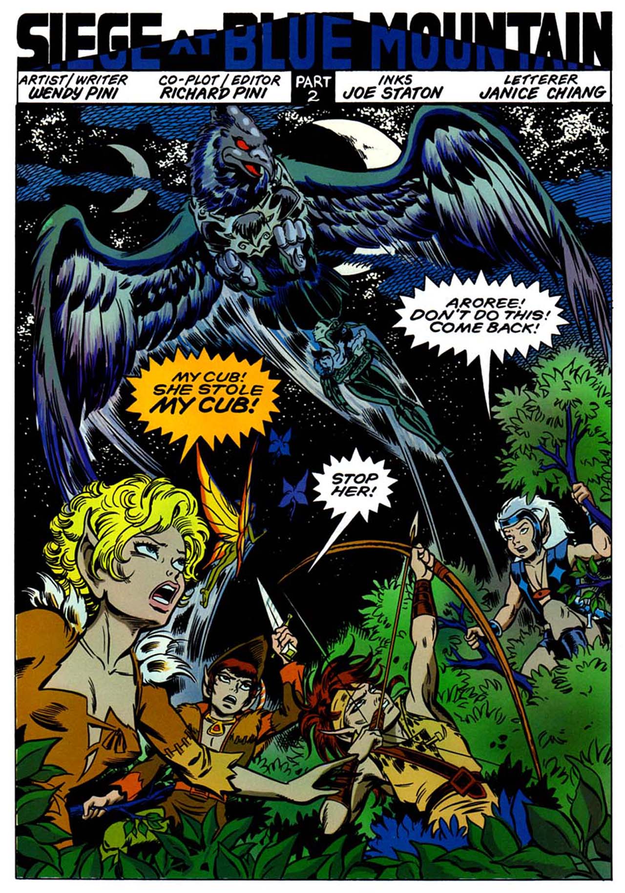 Read online ElfQuest: Siege at Blue Mountain comic -  Issue #2 - 4