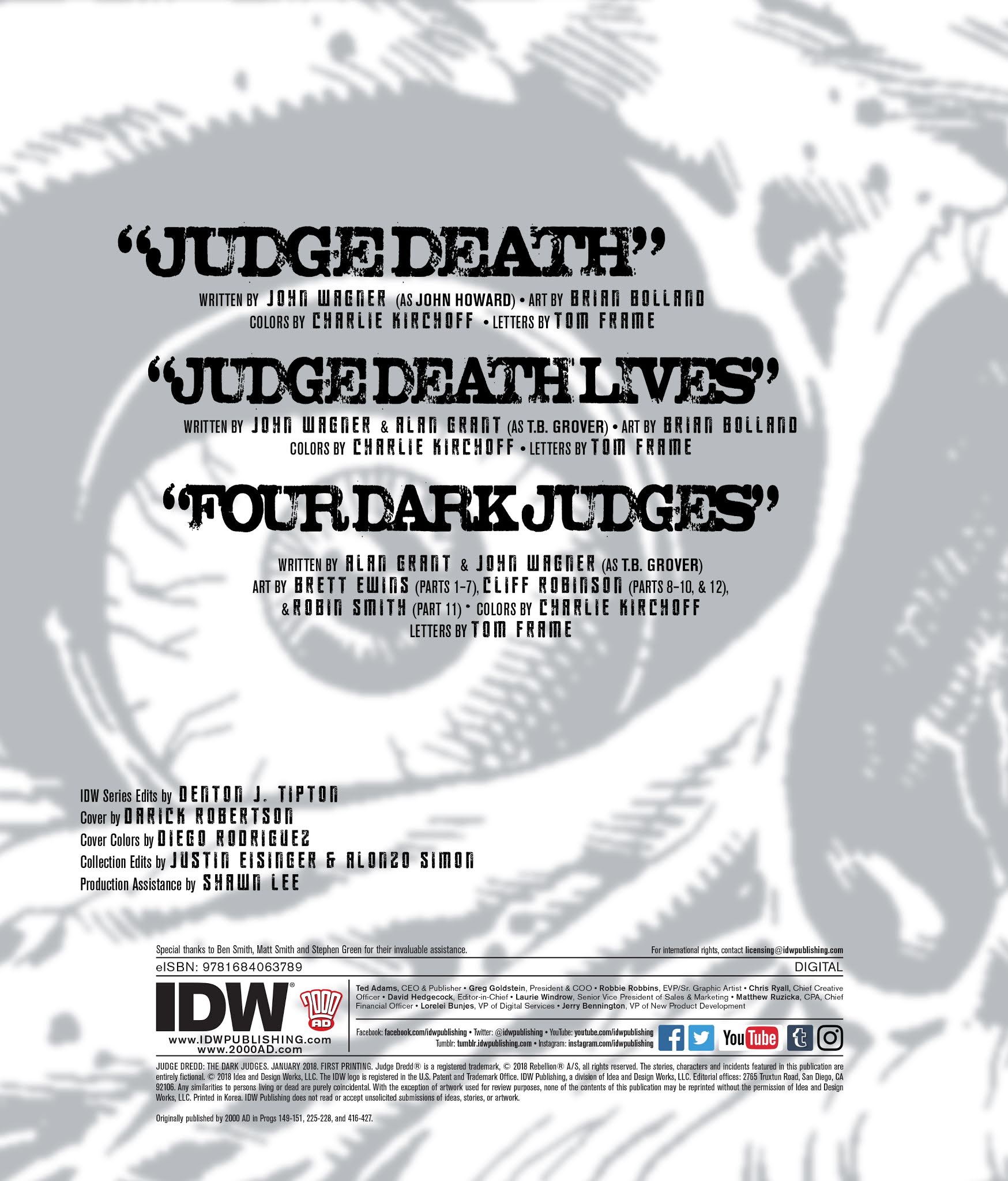 Read online Judge Dredd Classics: The Dark Judges comic -  Issue # TPB - 3