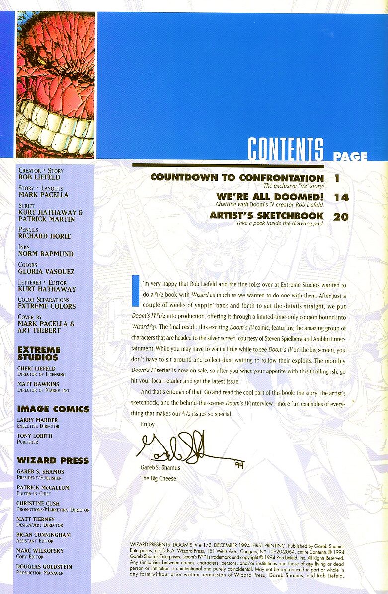 Read online Doom's IV comic -  Issue #0.5 - 2