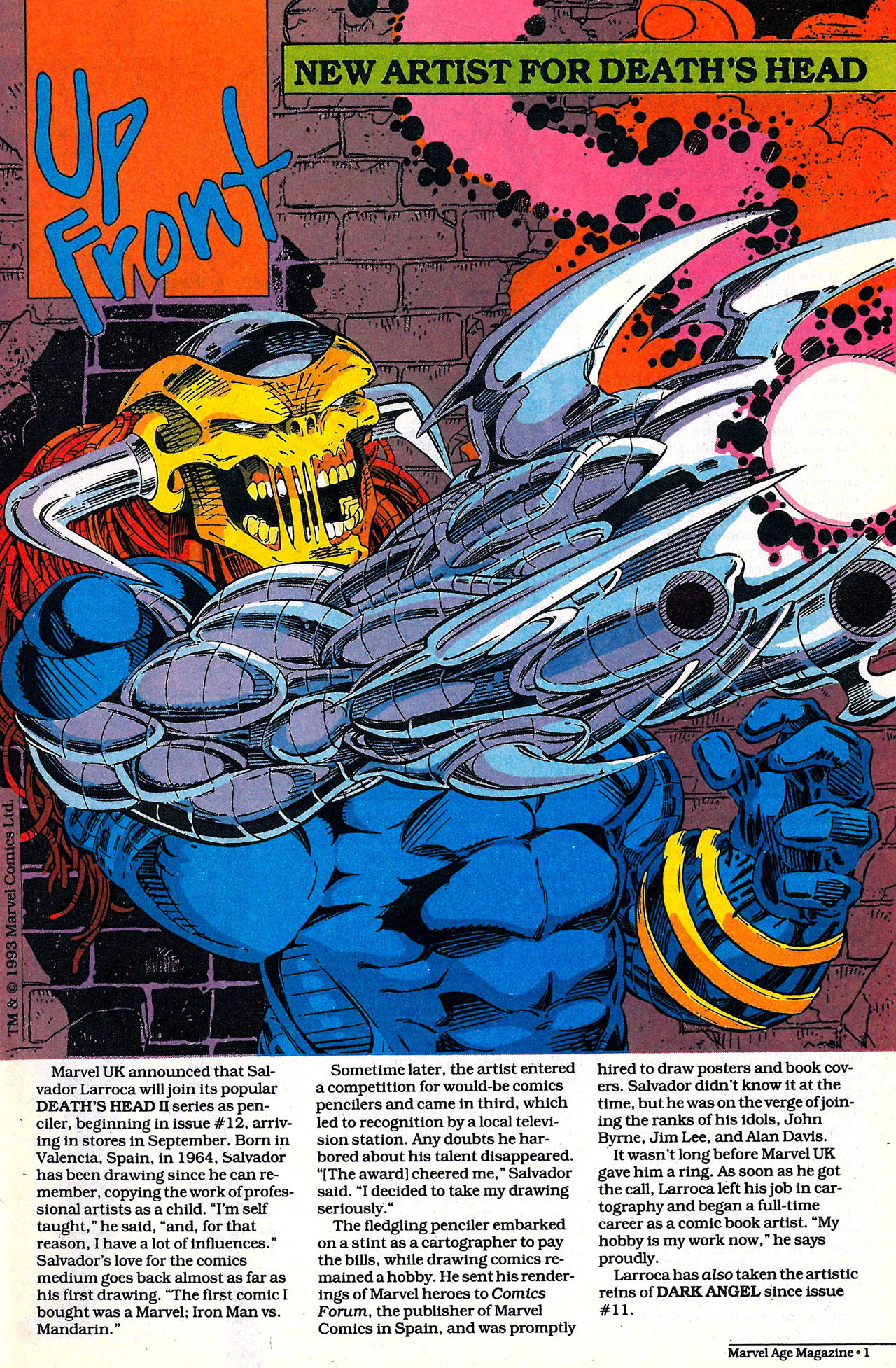 Read online Marvel Age comic -  Issue #130 - 3