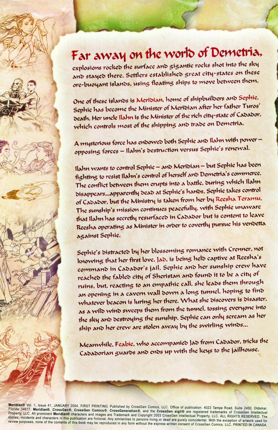 Read online Meridian comic -  Issue #41 - 2