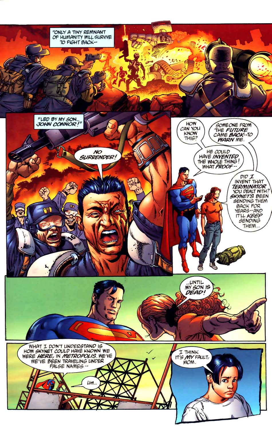 Read online Superman vs. The Terminator: Death to the Future comic -  Issue #1 - 13